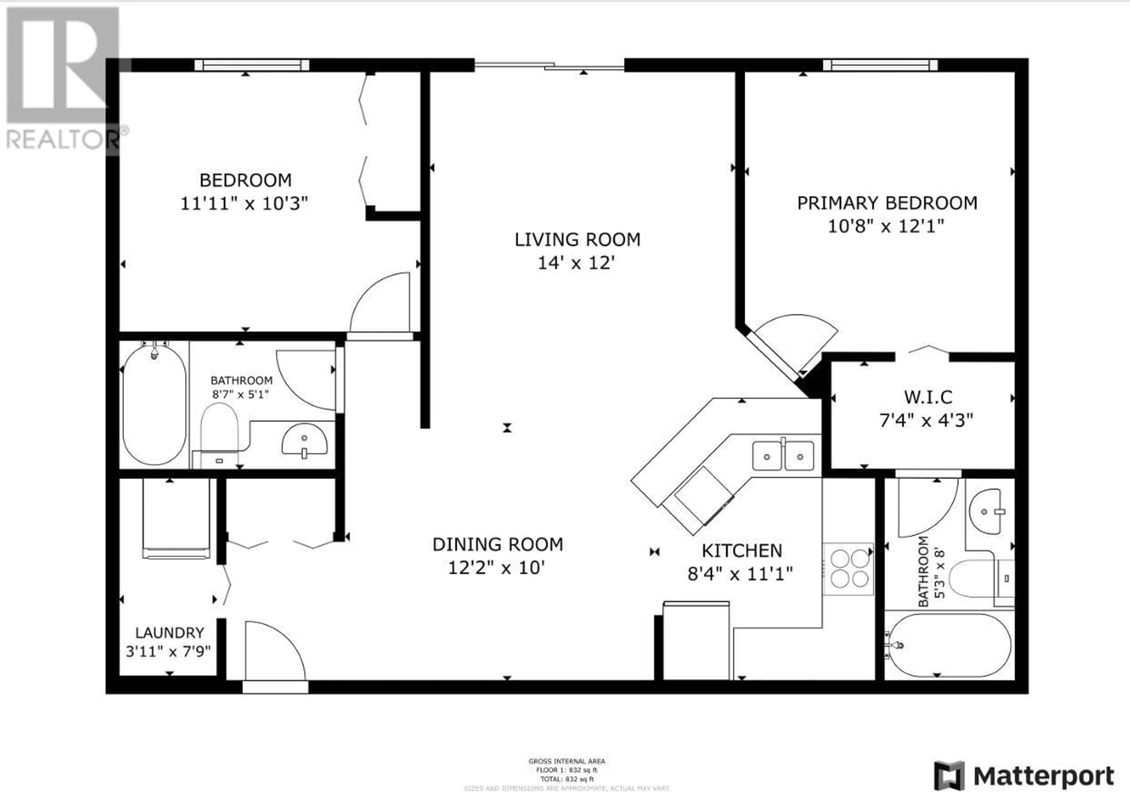 Floor plan for 1214 - 205 THIRD AVENUE, Invermere British Columbia V0A1K7
