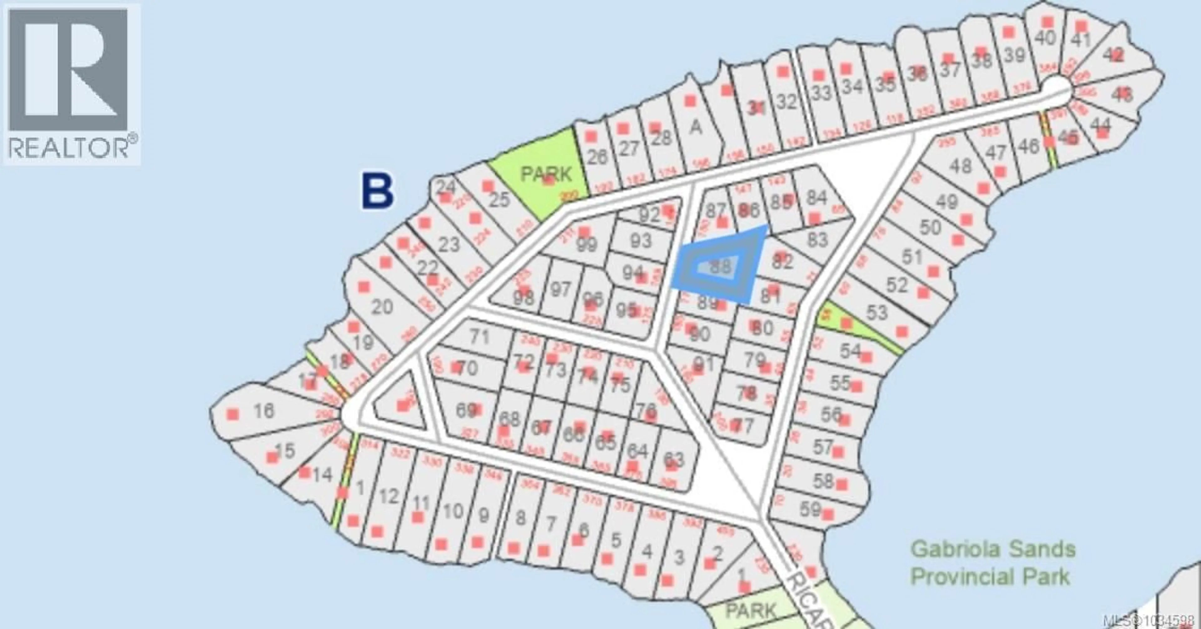 Picture of a map for 160 GABRIOLA CRESCENT, Gabriola Island British Columbia V0R1X1