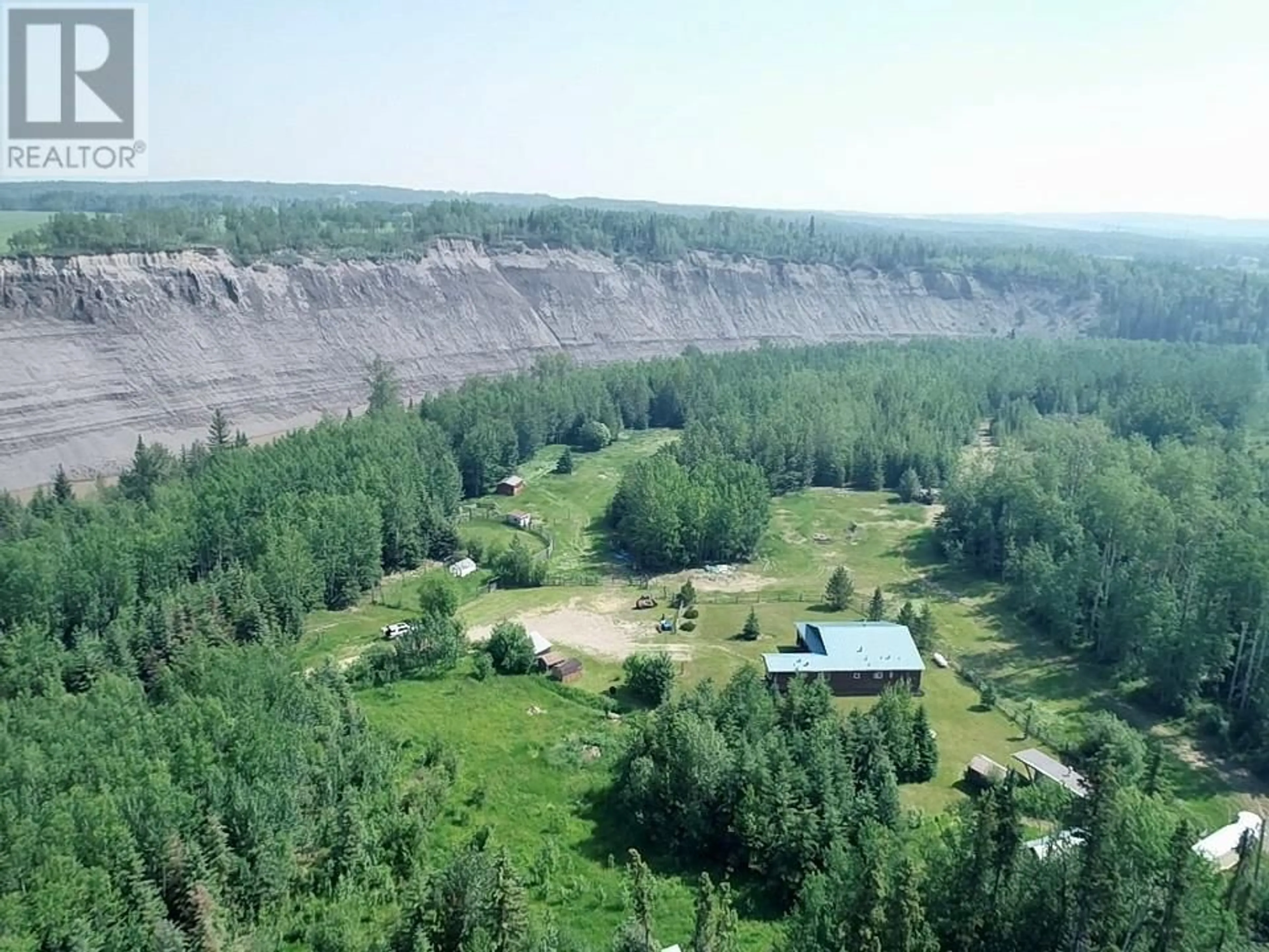 A pic from outside/outdoor area/front of a property/back of a property/a pic from drone, forest/trees view for 10218 BEARPAW CAMPGROUND ROAD, Dawson Creek British Columbia V1G4H8