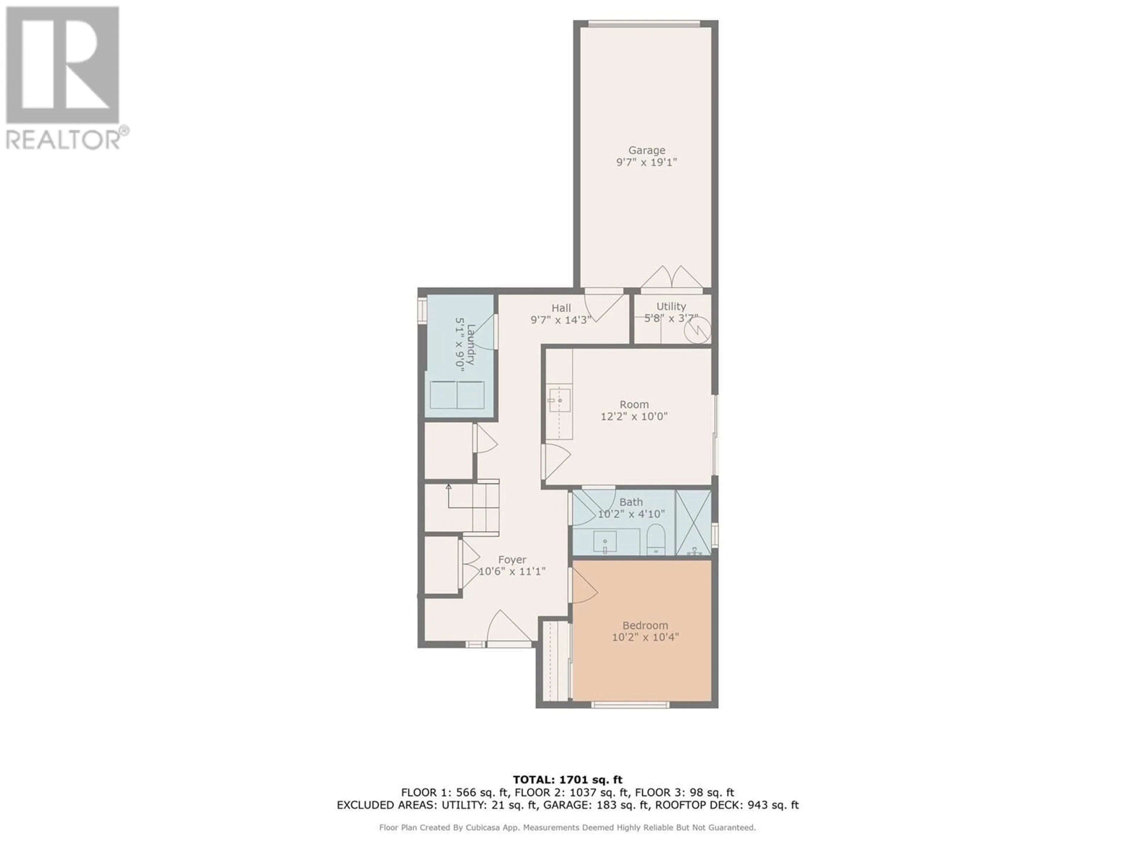 Floor plan for 750 RAYMER AVENUE, Kelowna British Columbia V1Y4Z8