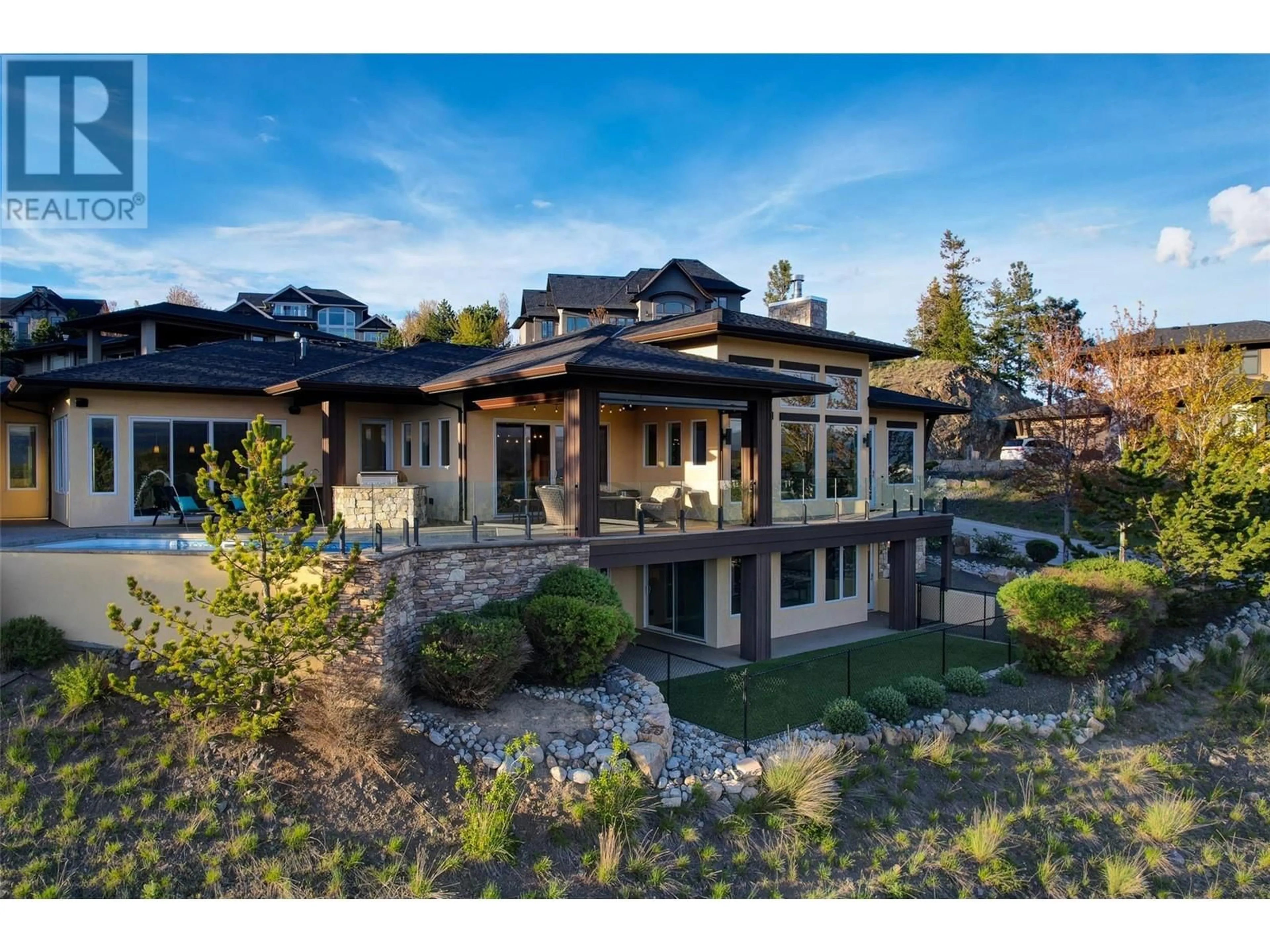 Home with brick exterior material, mountain view for 168 SKYLAND DRIVE, Kelowna British Columbia V1V3A1