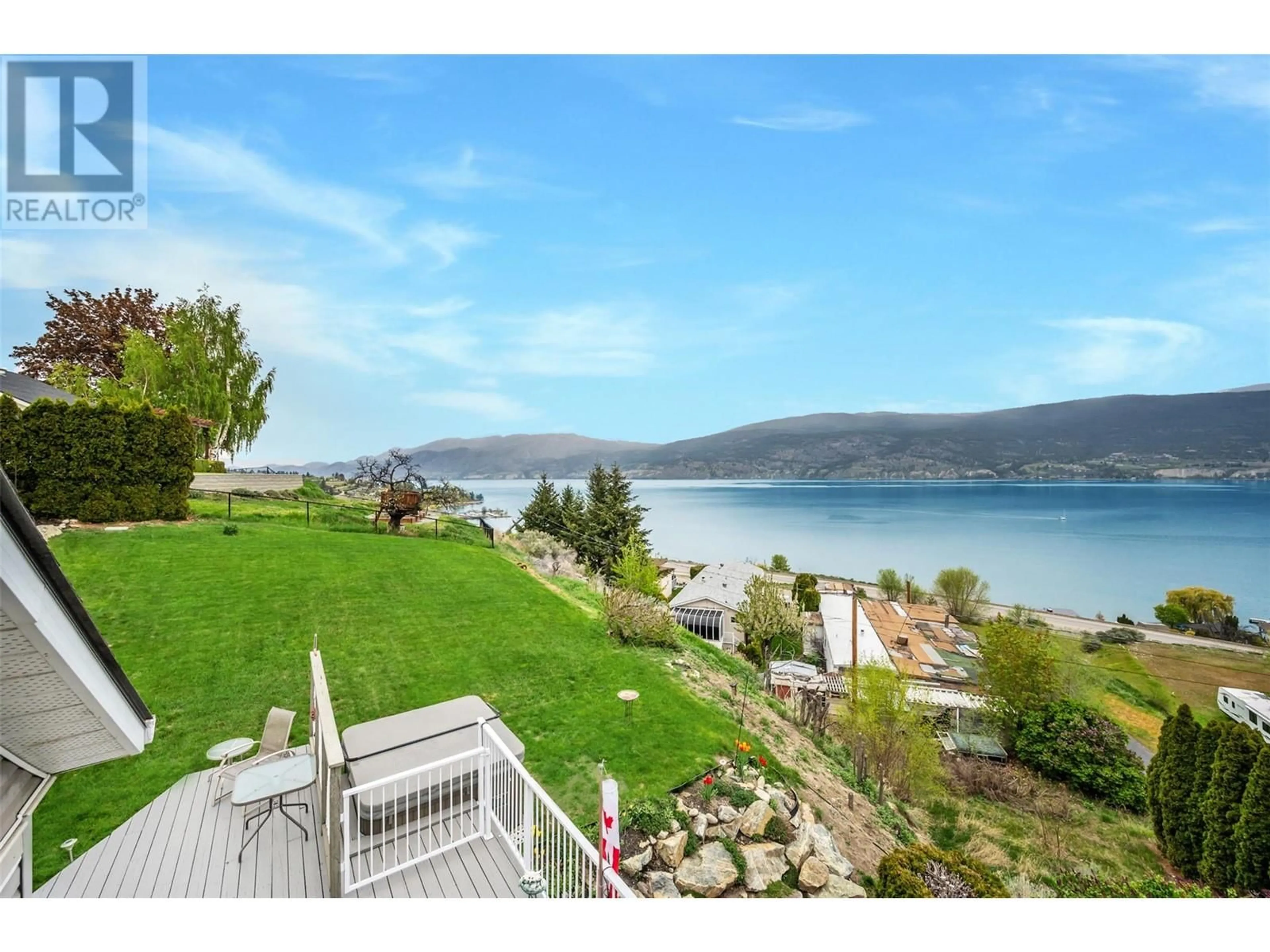 A pic from outside/outdoor area/front of a property/back of a property/a pic from drone, water/lake/river/ocean view for 11305 WALTERS ROAD, Summerland British Columbia V0H1Z4