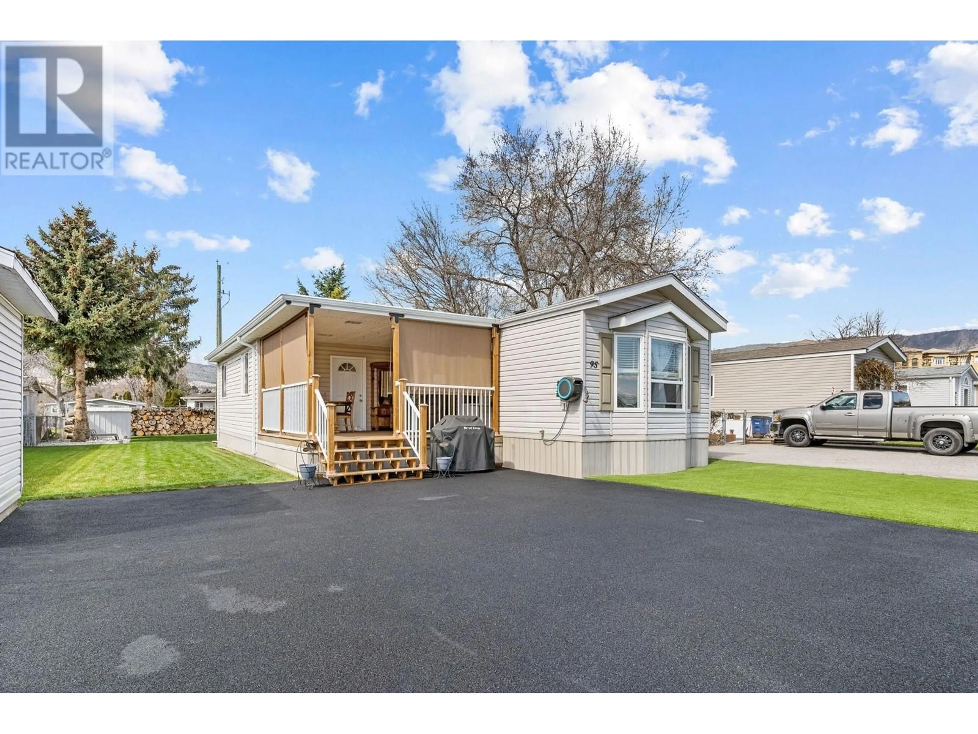 Home with vinyl exterior material, street for 95 - 2005 BOUCHERIE ROAD, Westbank British Columbia V4T1R4