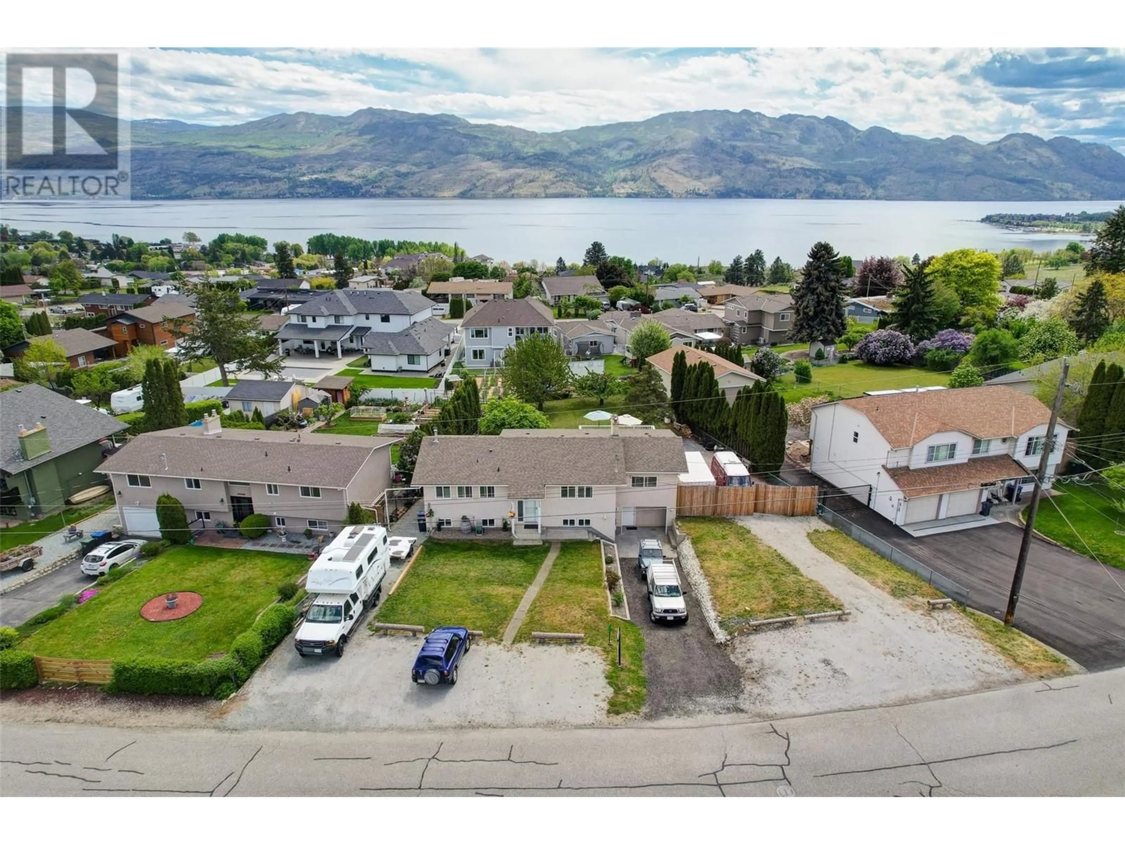 A pic from outside/outdoor area/front of a property/back of a property/a pic from drone, water/lake/river/ocean view for 2169 PETERS ROAD, West Kelowna British Columbia V4T2C3