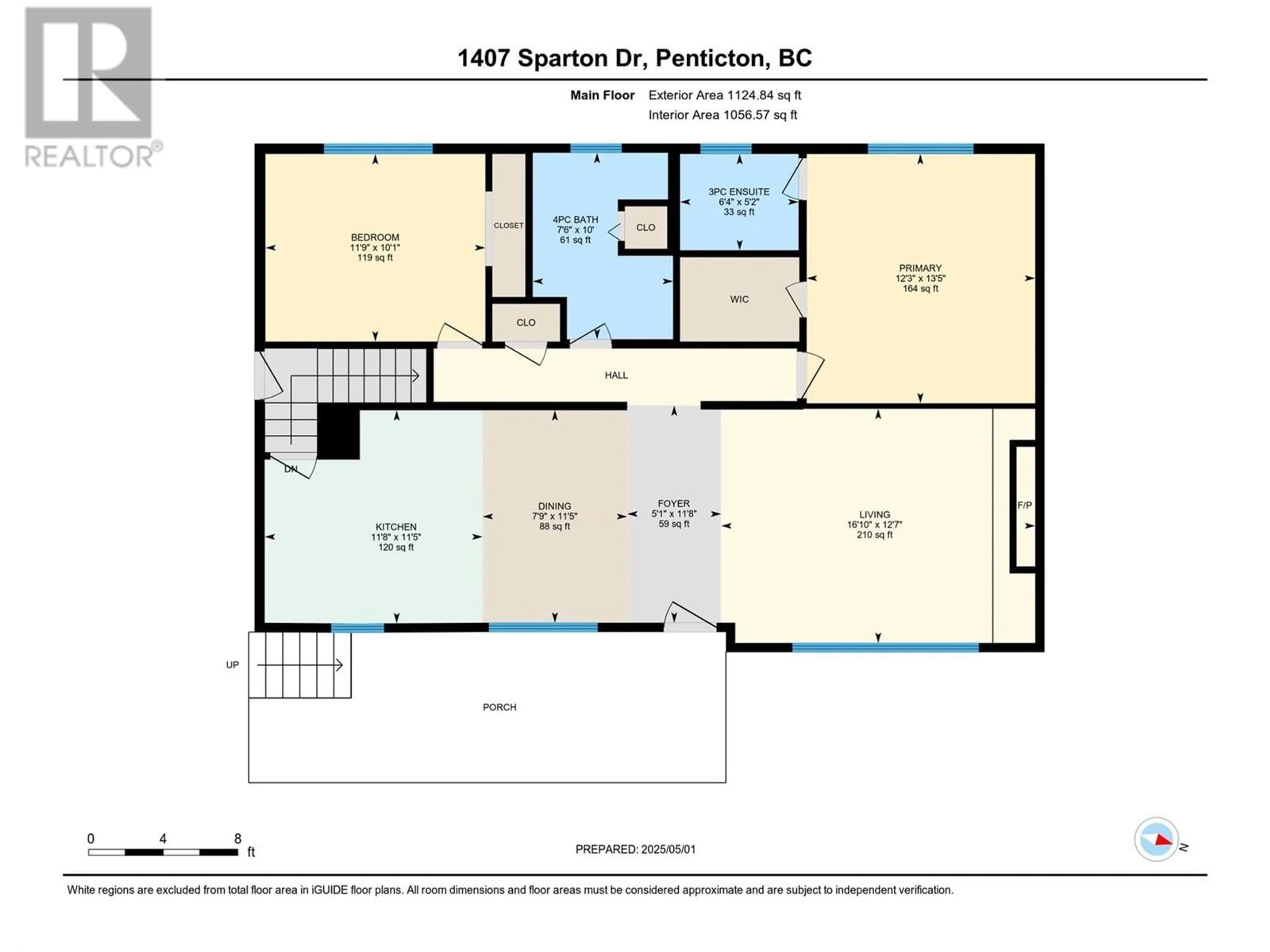 Floor plan for 1407 SPARTON DRIVE, Penticton British Columbia V2A8Z5