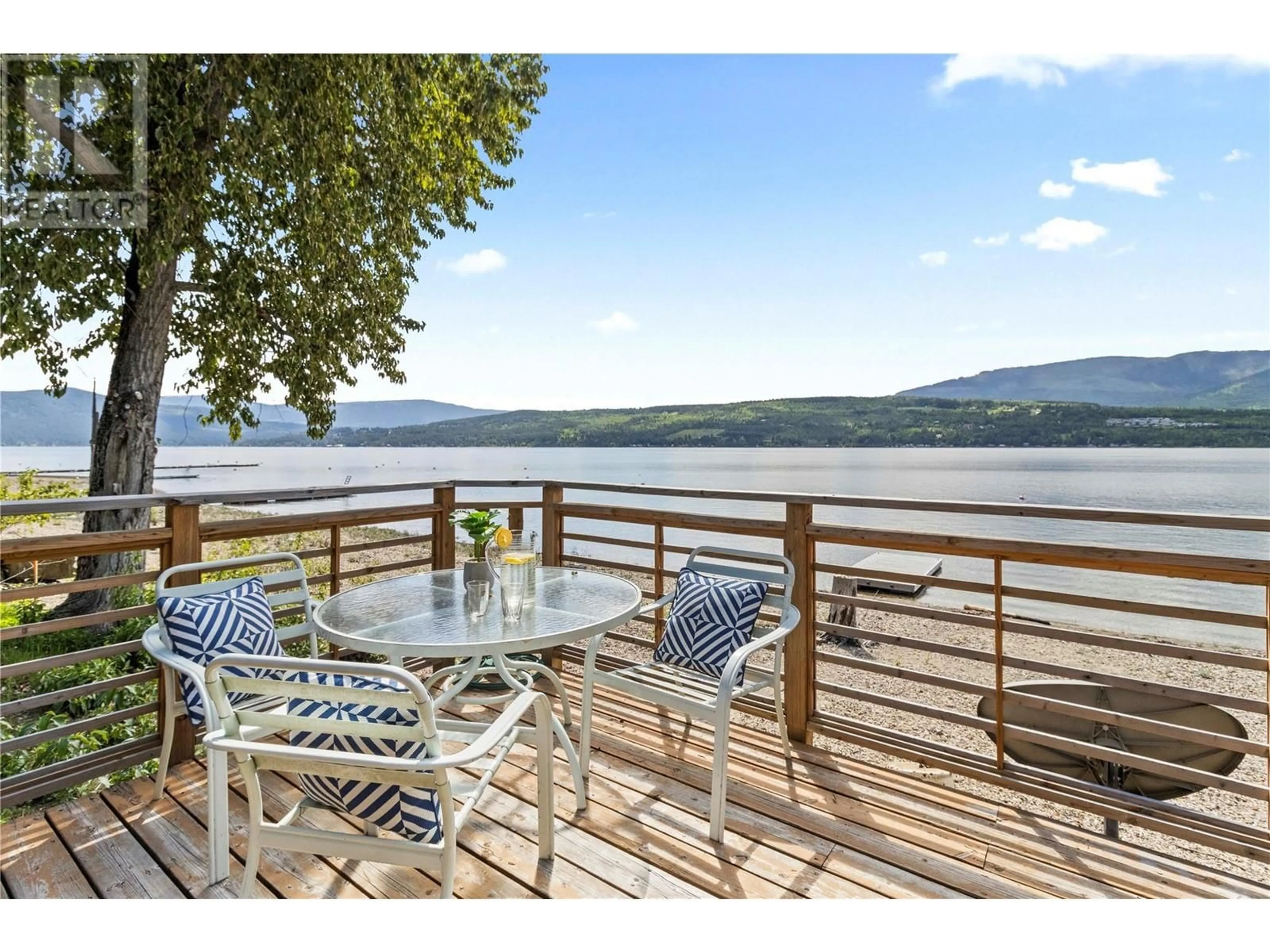 Patio, water/lake/river/ocean view for 4006 EXPRESS POINT ROAD, Scotch Creek British Columbia V0E1M5