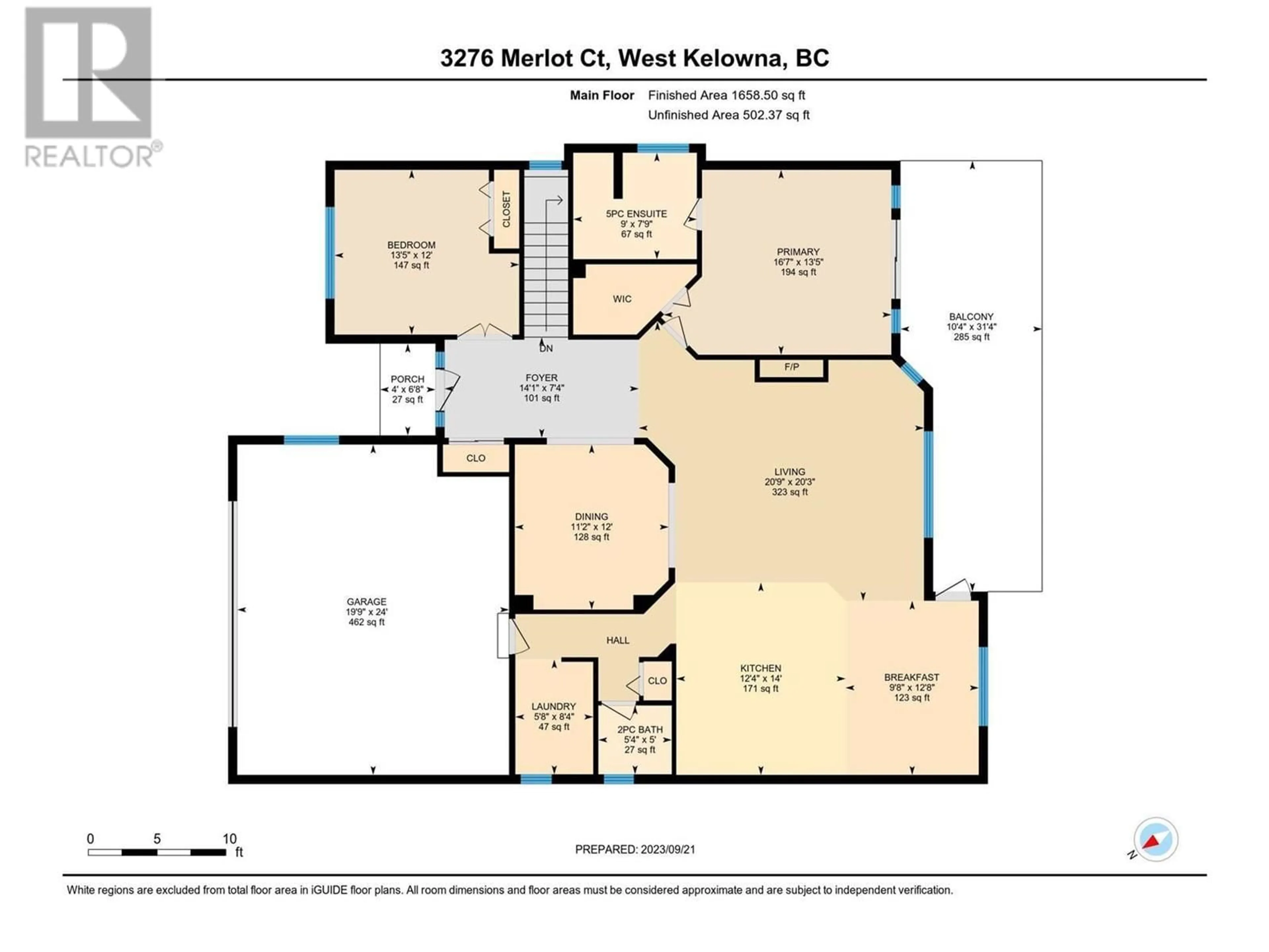 Floor plan for 3276 MERLOT COURT, West Kelowna British Columbia V4T2W7
