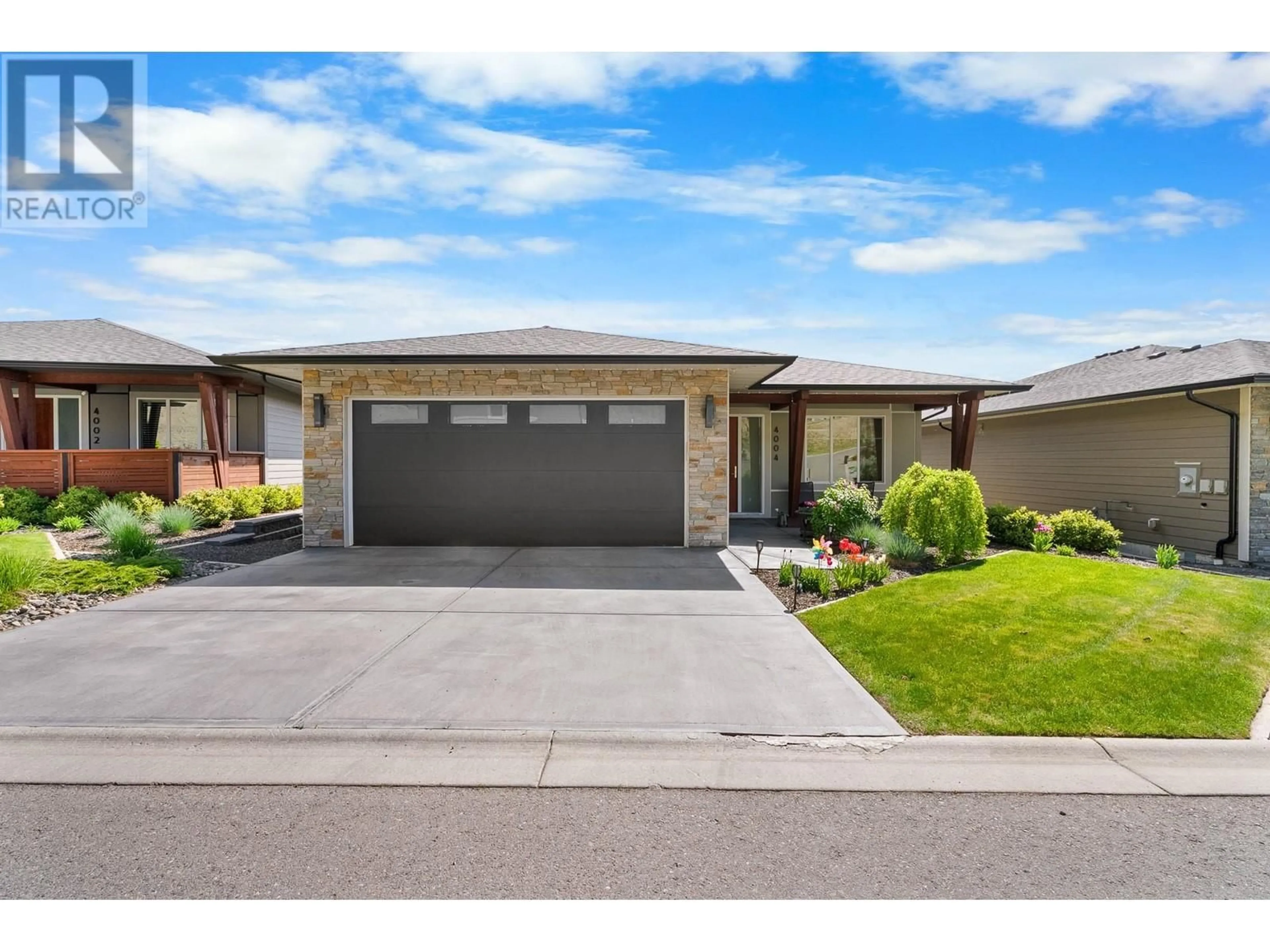 Home with brick exterior material, street for 4004 RIO VISTA WAY OTHER, Kamloops British Columbia V2H0E1