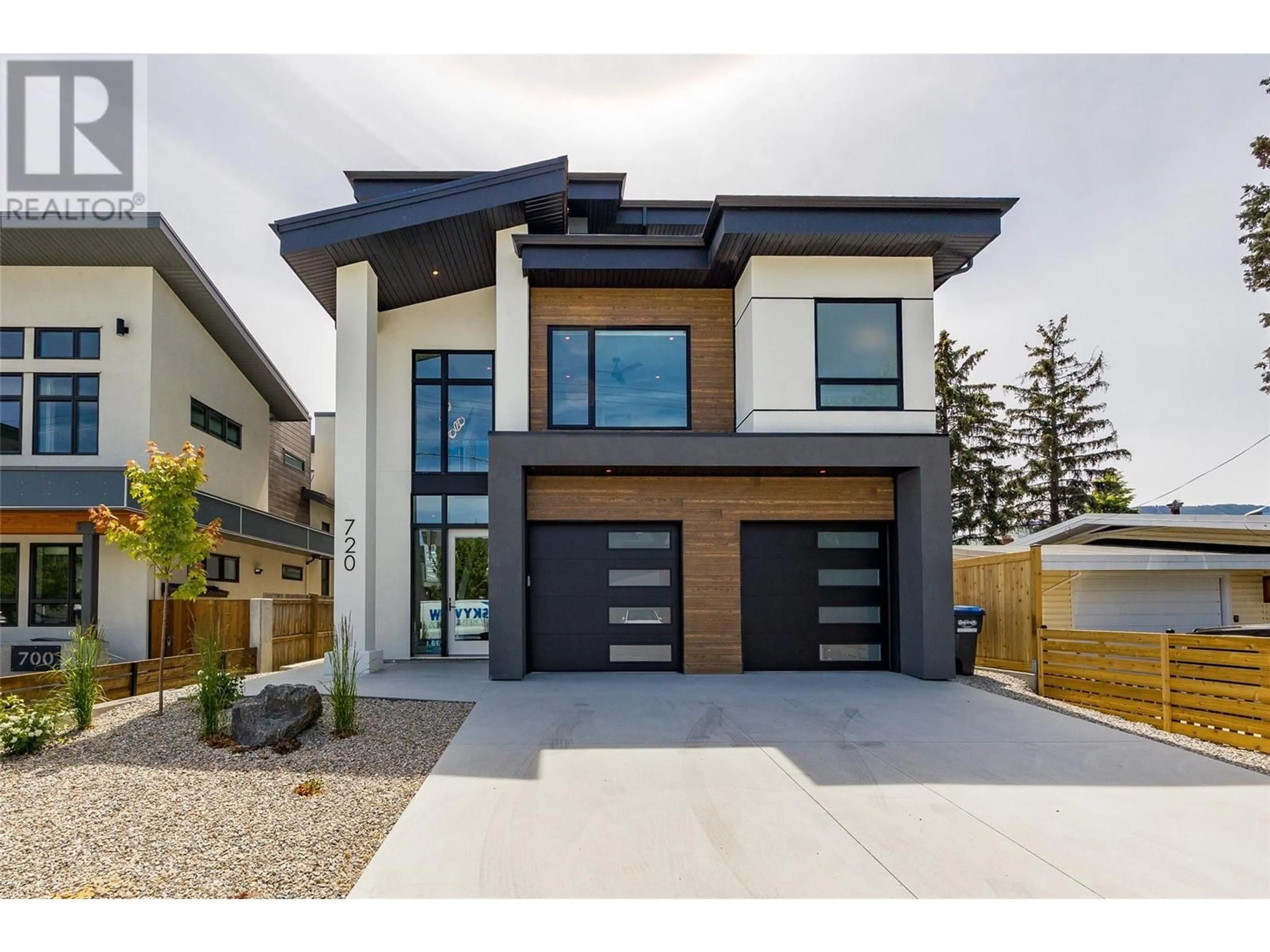 Home with brick exterior material, street for 720 CHURCHILL AVENUE, Penticton British Columbia V2A1E1