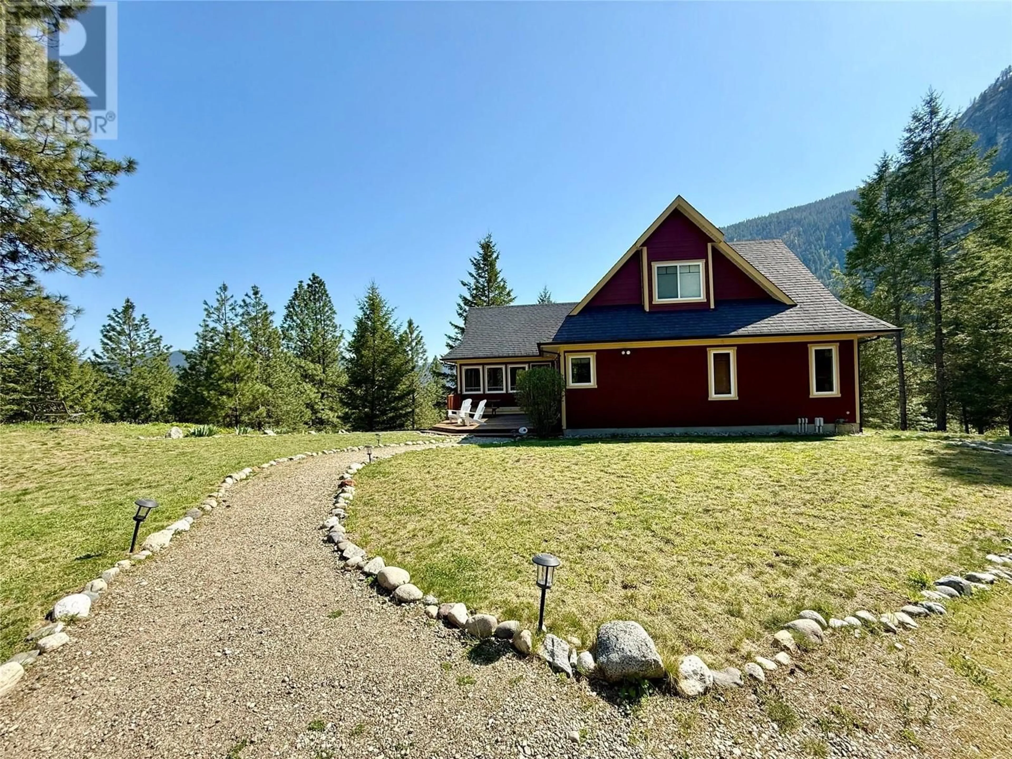 A pic from outside/outdoor area/front of a property/back of a property/a pic from drone, mountain view for 80 MOUNTAIN VIEW ROAD, Christina Lake British Columbia V0H1E0