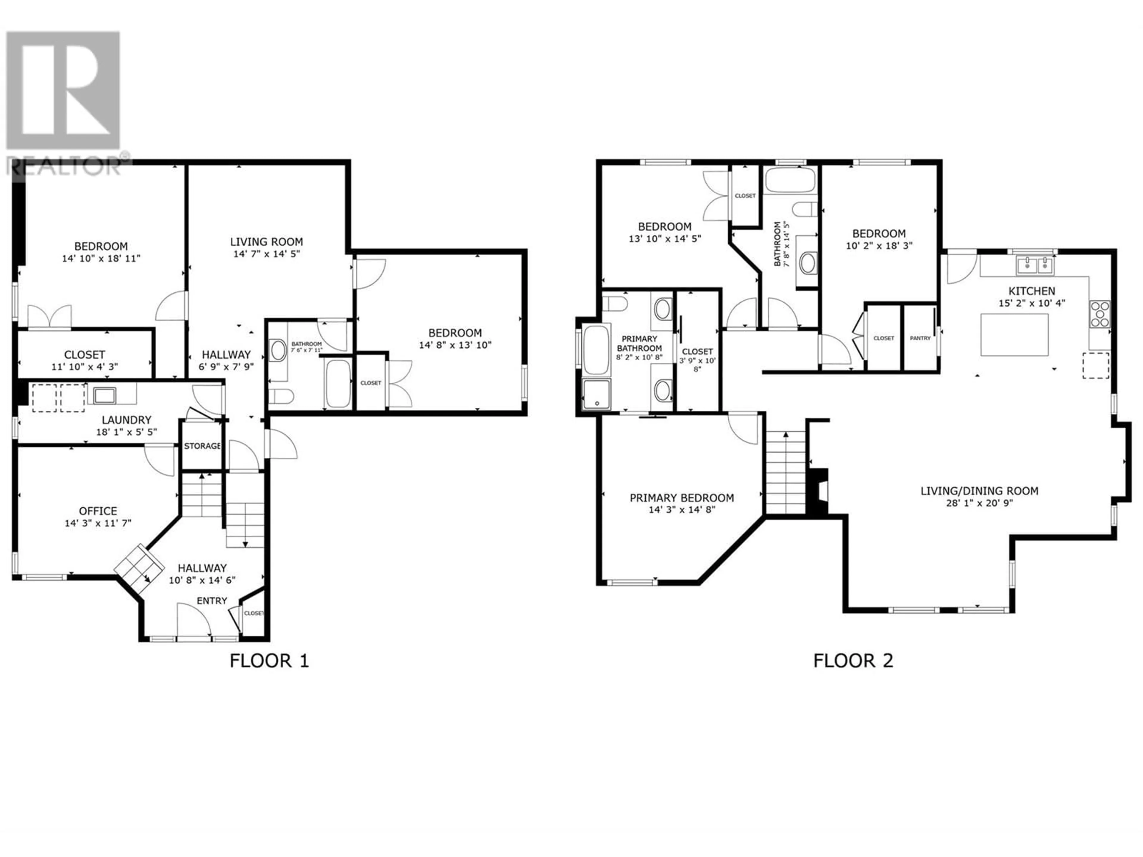 Floor plan for 2030 HIDDEN RIDGE PLACE, Kelowna British Columbia V1V2X8