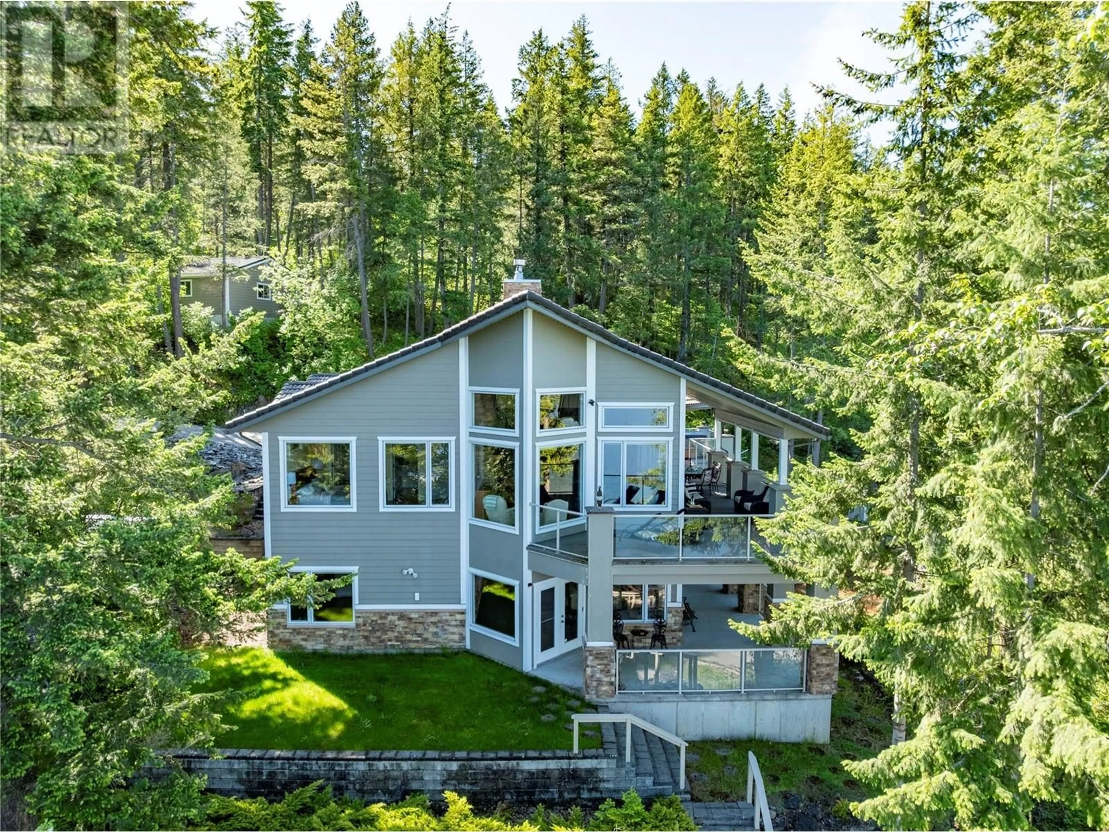 A pic from outside/outdoor area/front of a property/back of a property/a pic from drone, unknown for 3011 DURHAM ROAD, Blind Bay British Columbia V0E2W2