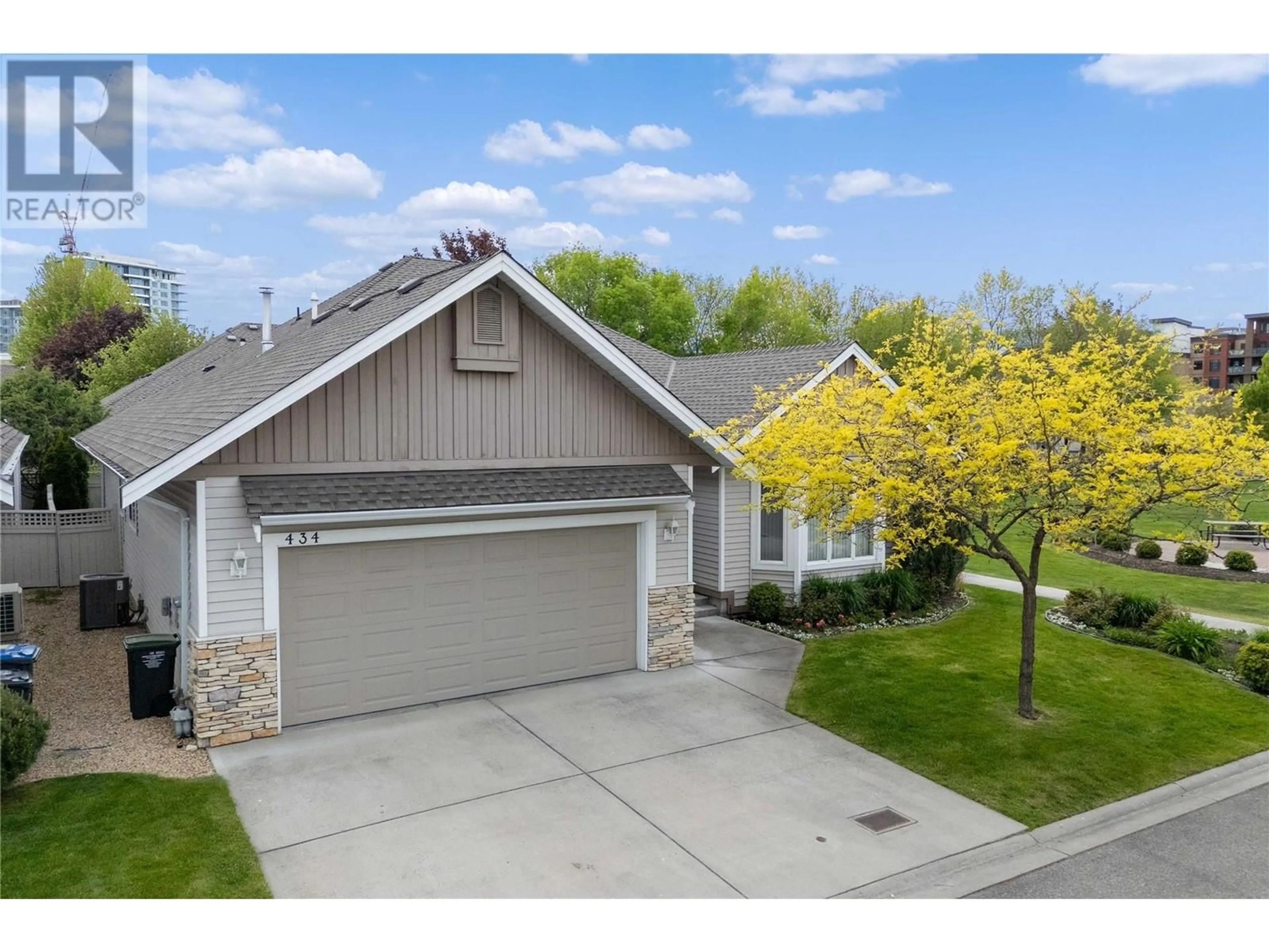A pic from outside/outdoor area/front of a property/back of a property/a pic from drone, street for 434 - 665 COOK ROAD, Kelowna British Columbia V1W4T4