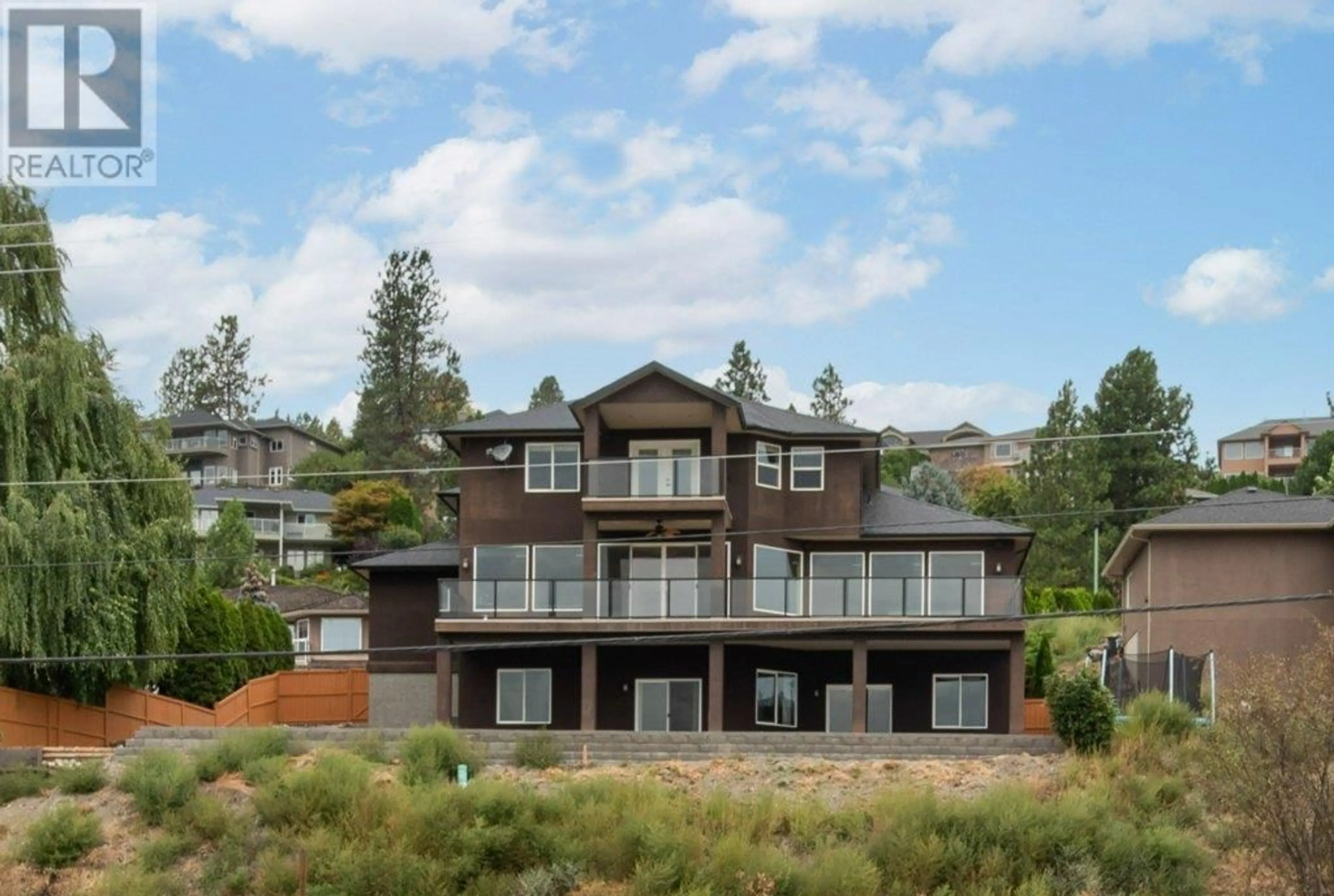 Home with vinyl exterior material, water/lake/river/ocean view for 3613 EMPIRE PLACE, West Kelowna British Columbia V4T1Y8