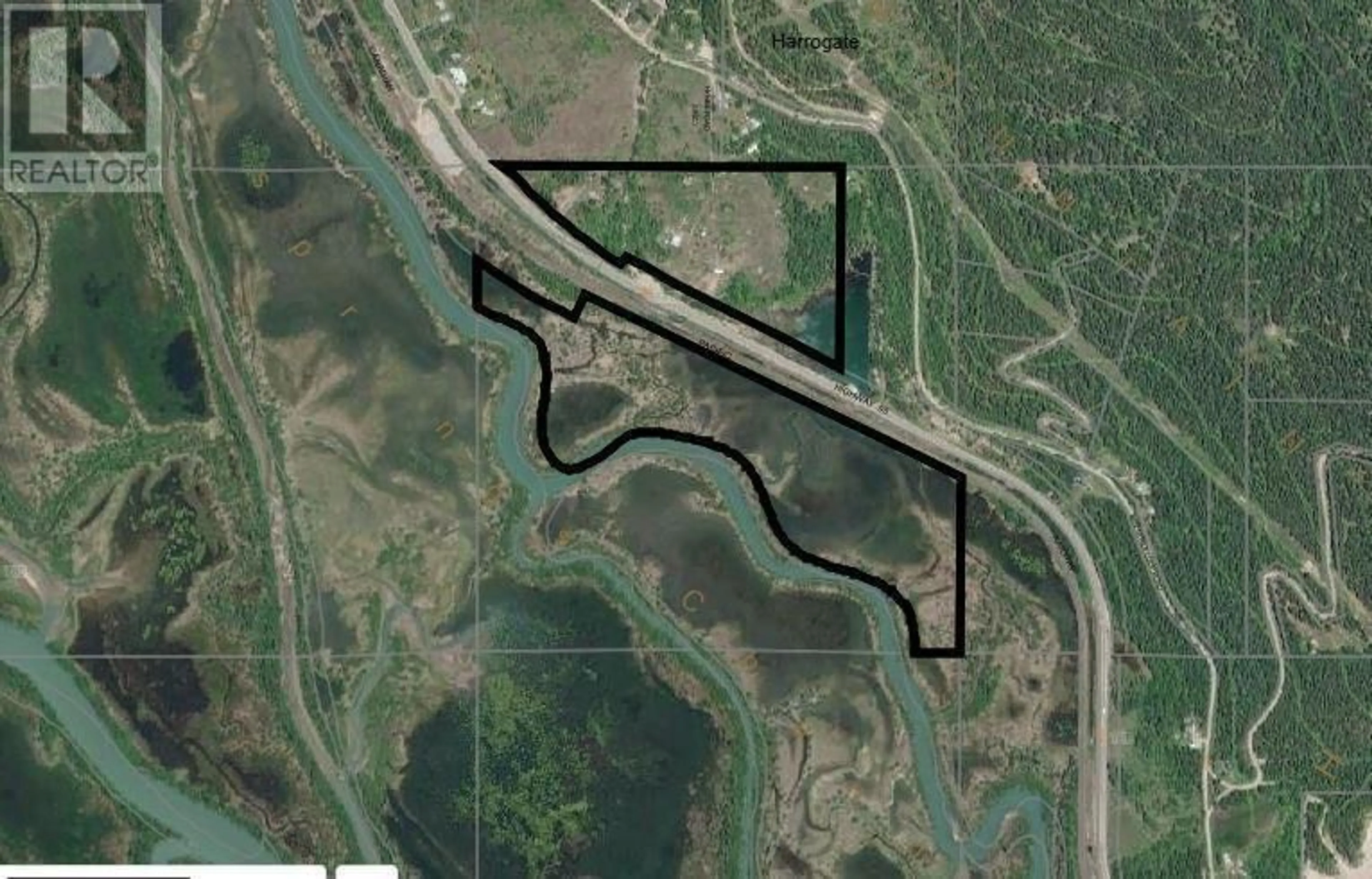 Picture of a map for 5313 95 HIGHWAY, Harrogate British Columbia V0A1J0