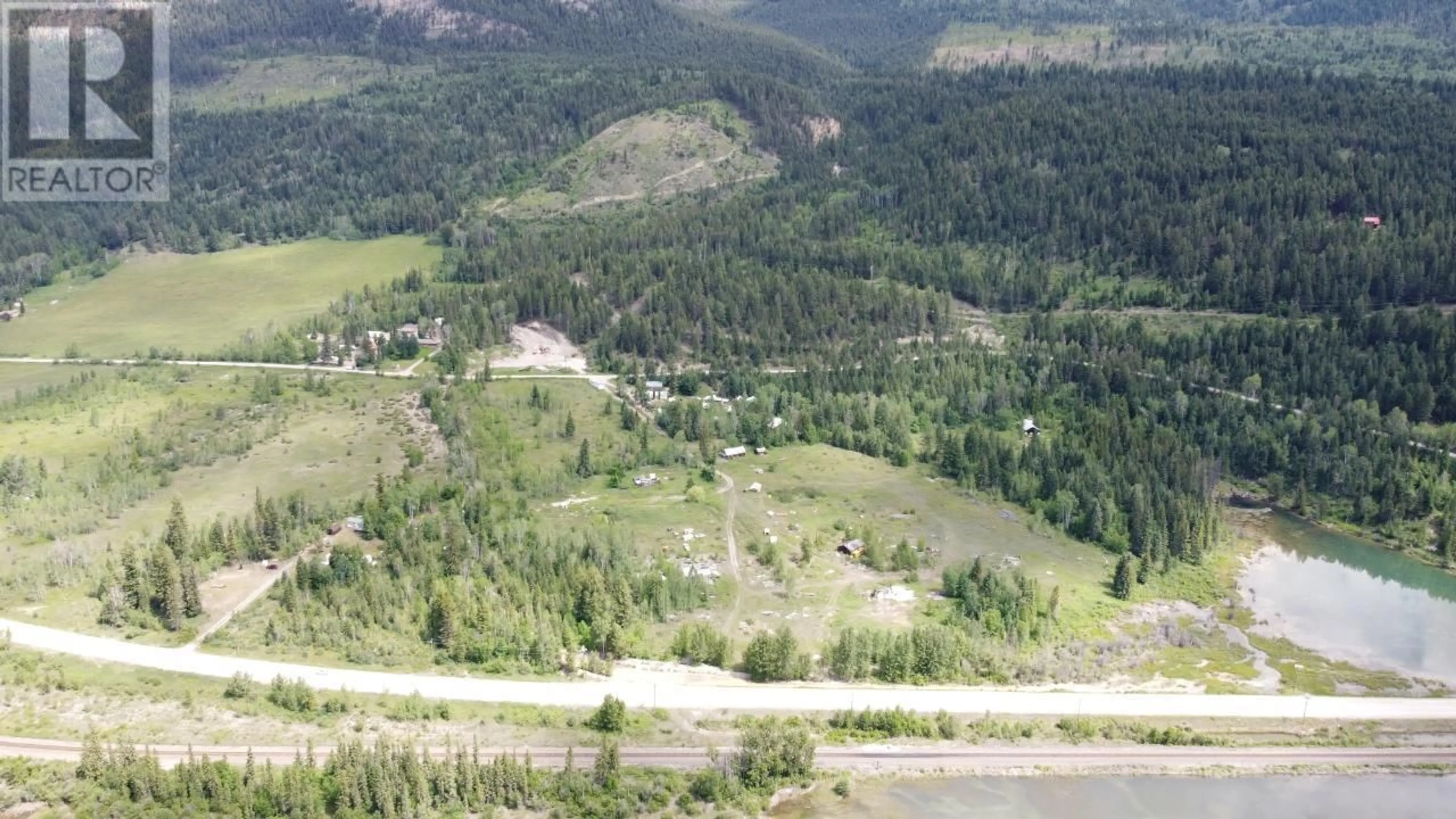 A pic from outside/outdoor area/front of a property/back of a property/a pic from drone, mountain view for 5313 95 HIGHWAY, Harrogate British Columbia V0A1J0