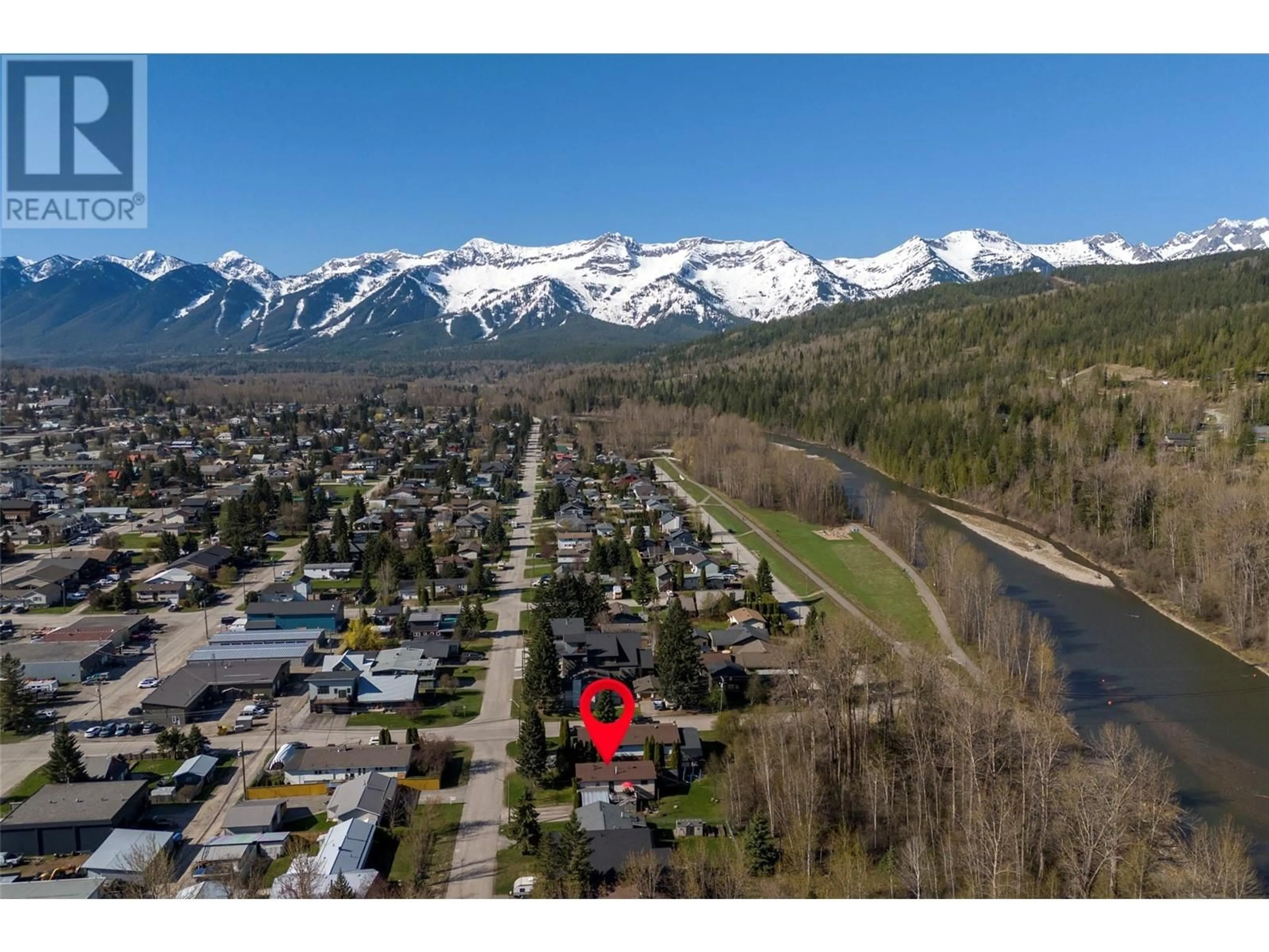 A pic from outside/outdoor area/front of a property/back of a property/a pic from drone, mountain view for 1621 11TH AVENUE, Fernie British Columbia V0B1M0