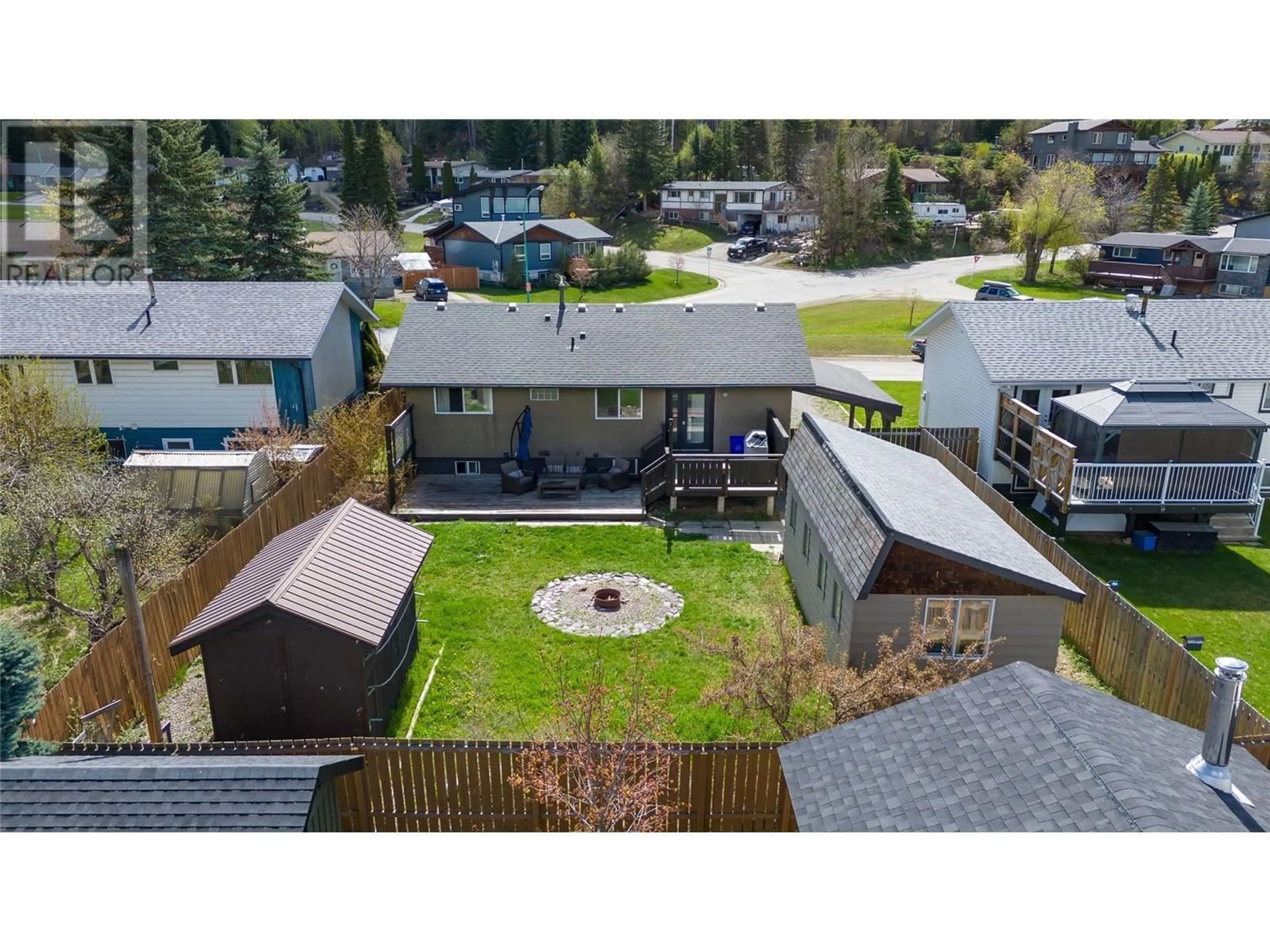 A pic from outside/outdoor area/front of a property/back of a property/a pic from drone, mountain view for 37 RIDGEMONT DRIVE, Fernie British Columbia V0B1M2