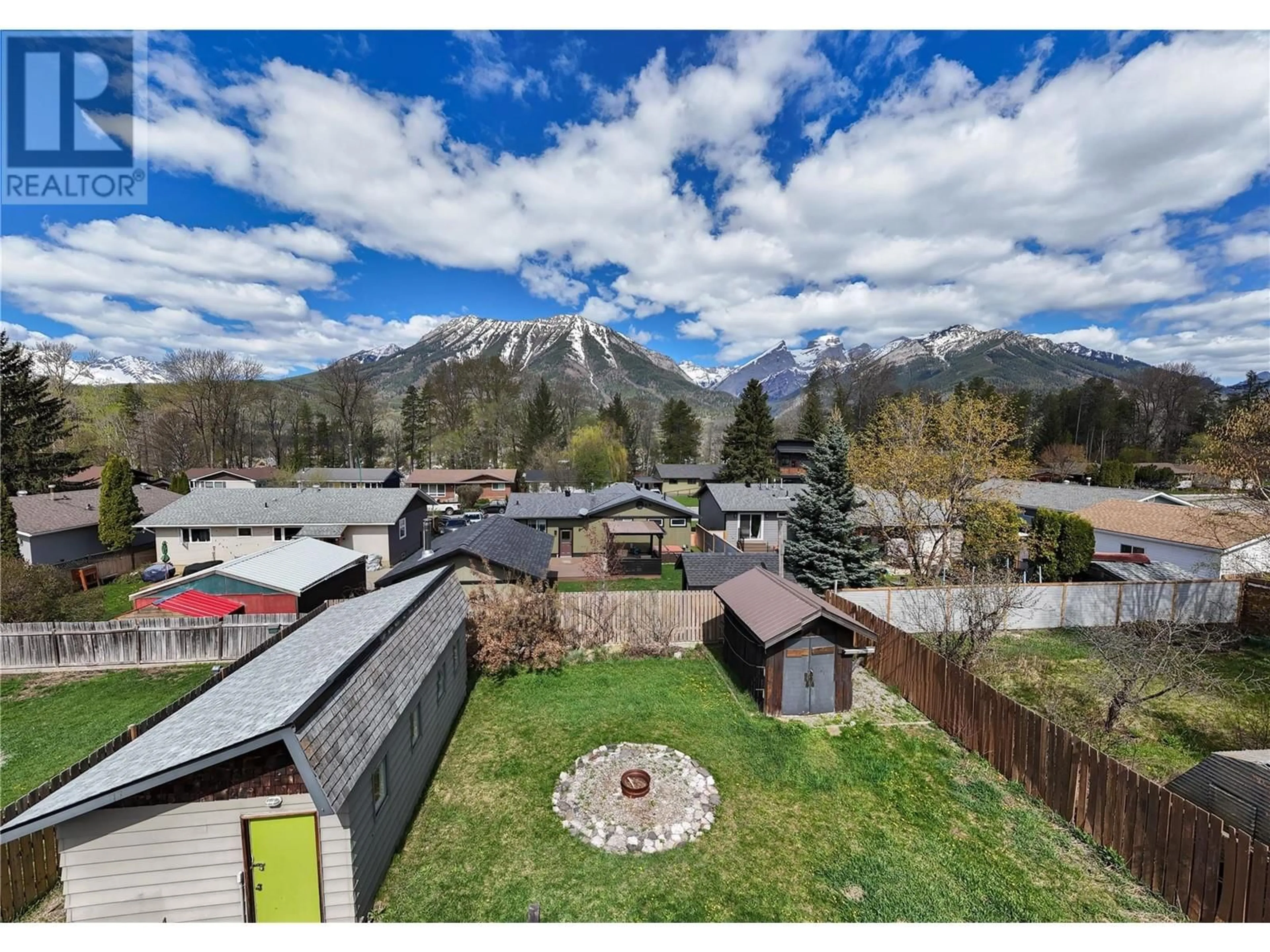 A pic from outside/outdoor area/front of a property/back of a property/a pic from drone, mountain view for 37 RIDGEMONT DRIVE, Fernie British Columbia V0B1M2