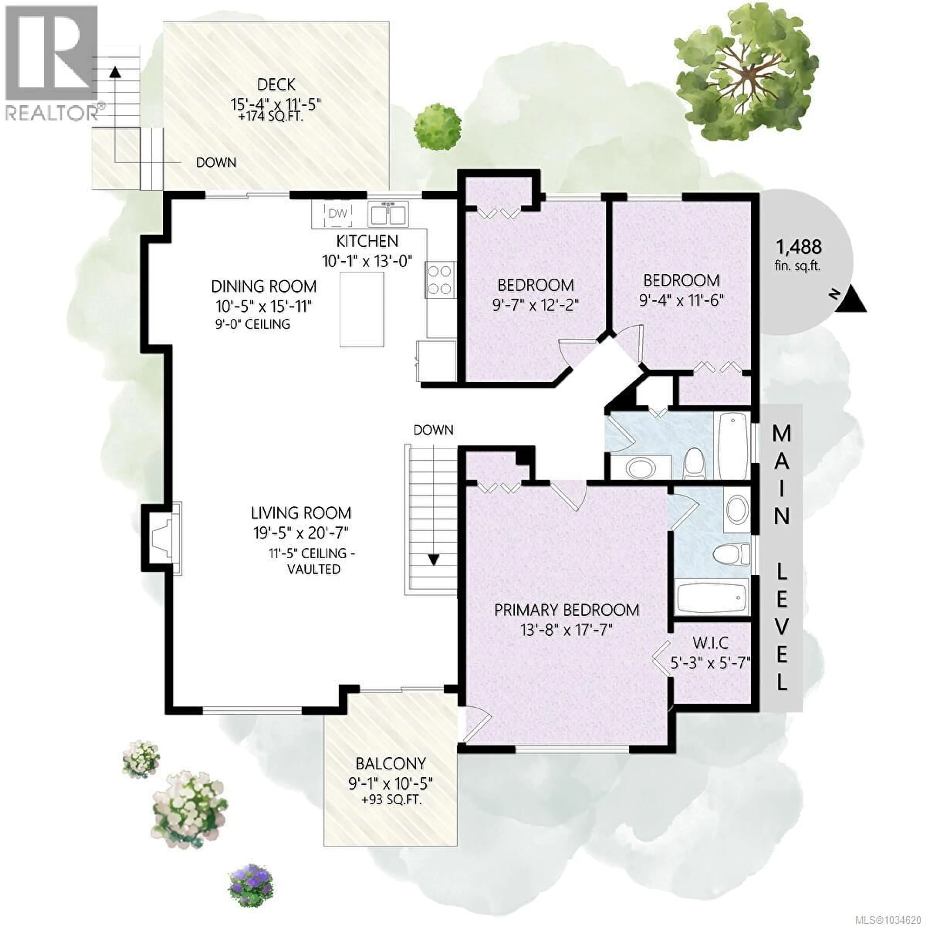Floor plan for 2308 KINGSFORD PLACE, Nanaimo British Columbia V9X1Y3