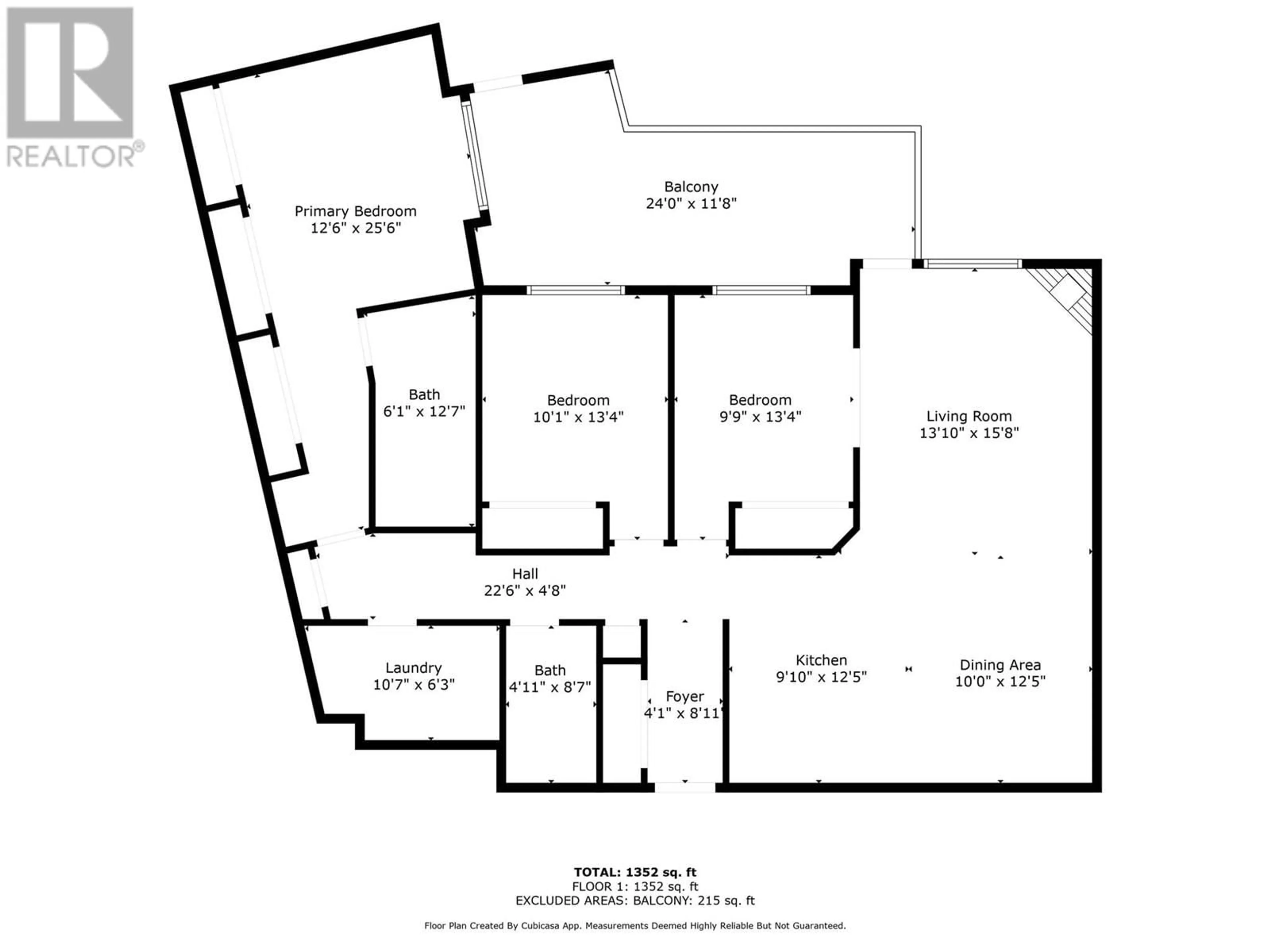 Floor plan for 206 - 250 HOLLYWOOD ROAD SOUTH, Kelowna British Columbia V1X3S9