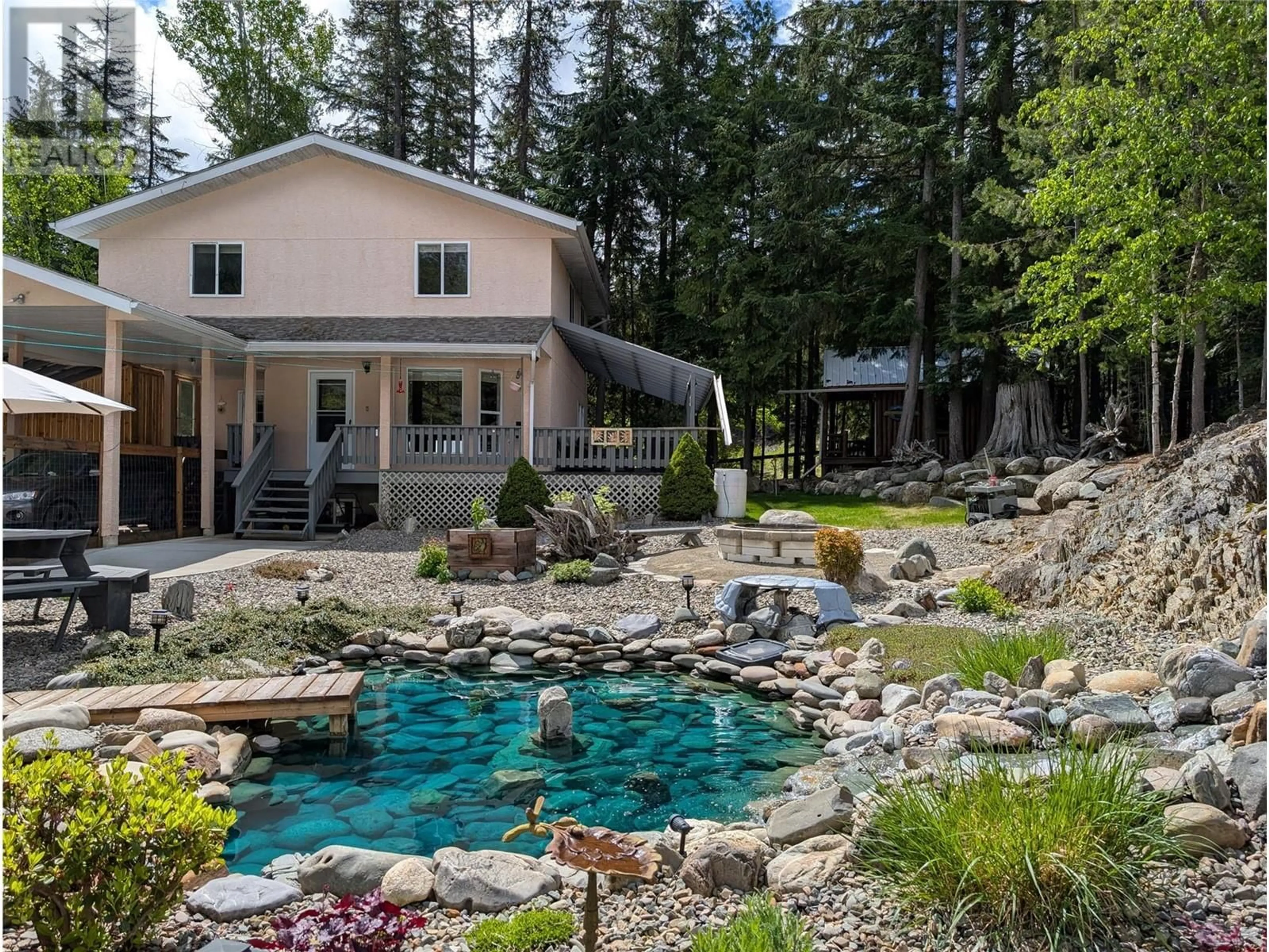 Patio, water/lake/river/ocean view for 602 LAKEVIEW ARROW CREEK ROAD EAST, Arrow Creek British Columbia V0B1G8