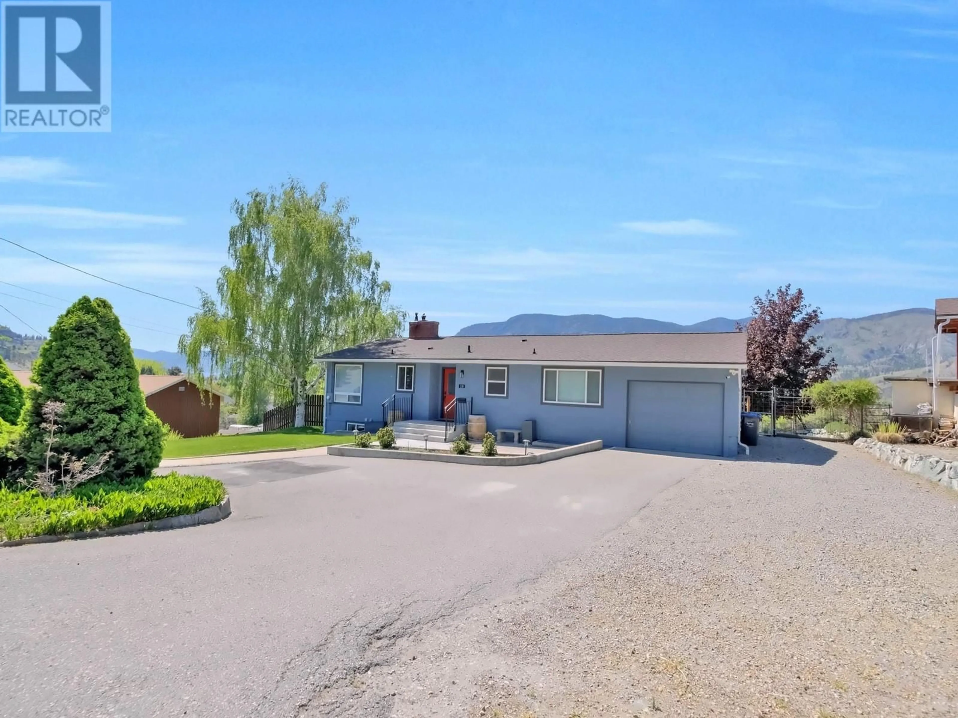 A pic from outside/outdoor area/front of a property/back of a property/a pic from drone, unknown for 118 CRAIG DRIVE, Penticton British Columbia V2A3R9