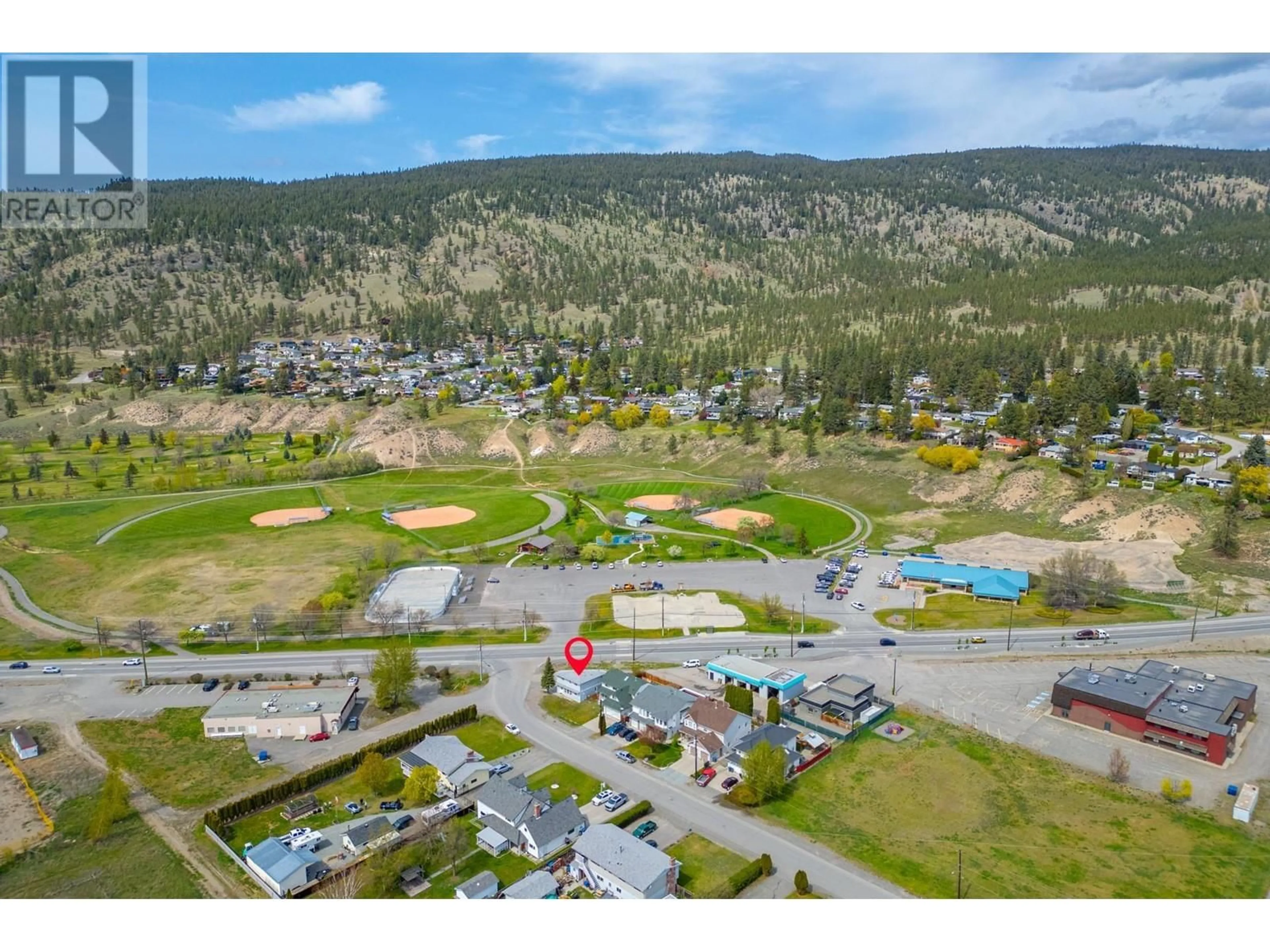 A pic from outside/outdoor area/front of a property/back of a property/a pic from drone, mountain view for 2101 BLACKWELL AVENUE, Merritt British Columbia V1K1B8