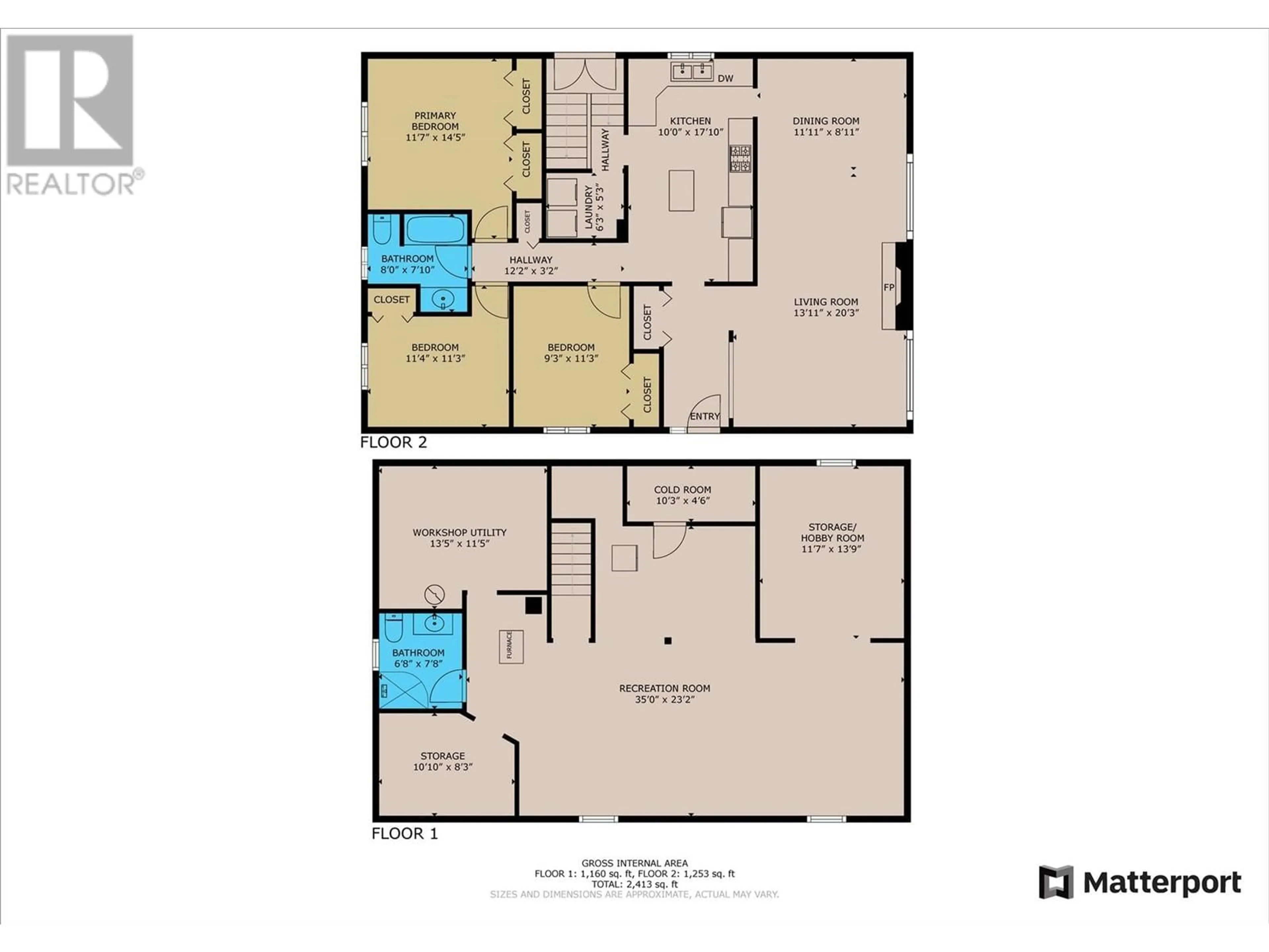 Floor plan for 2417 ASH STREET, Creston British Columbia V0B1G5