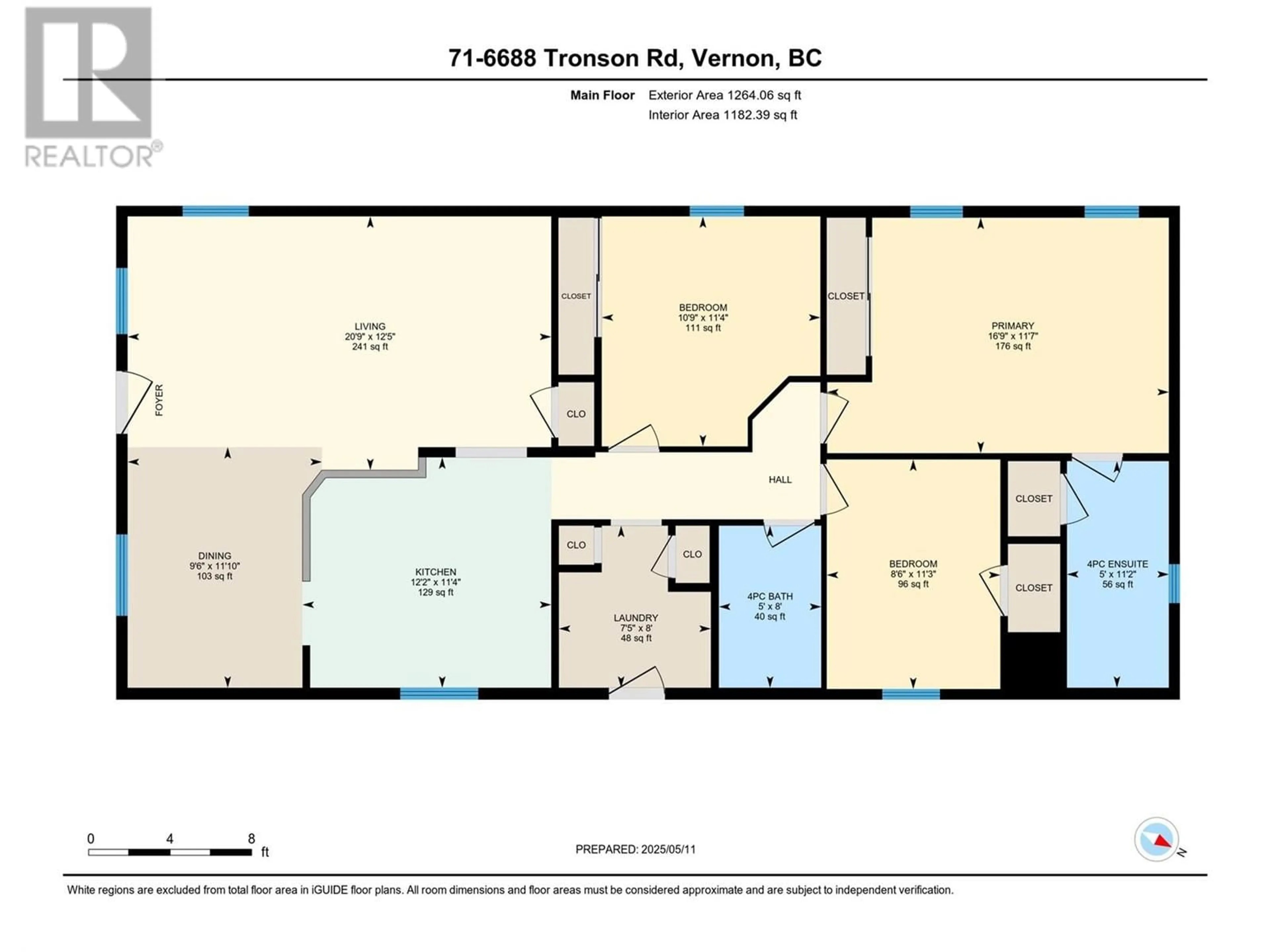 Floor plan for 71 - 6688 TRONSON ROAD, Vernon British Columbia V1H1R9