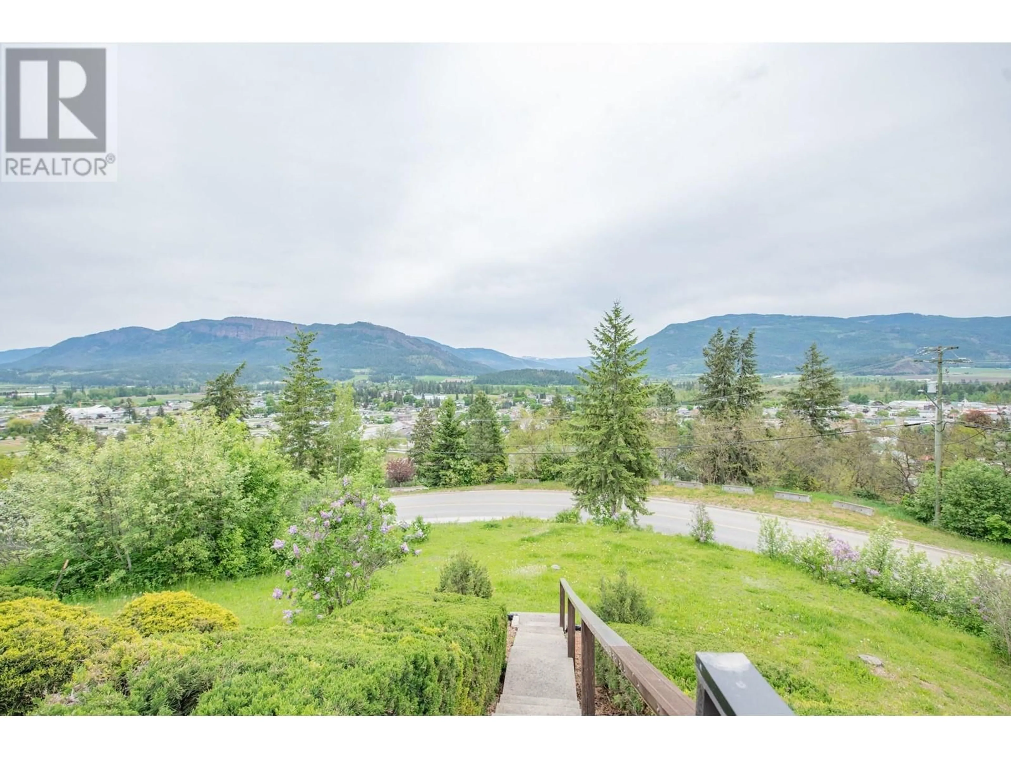 A pic from outside/outdoor area/front of a property/back of a property/a pic from drone, water/lake/river/ocean view for 1200 LAWES STREET, Enderby British Columbia V0E1V0