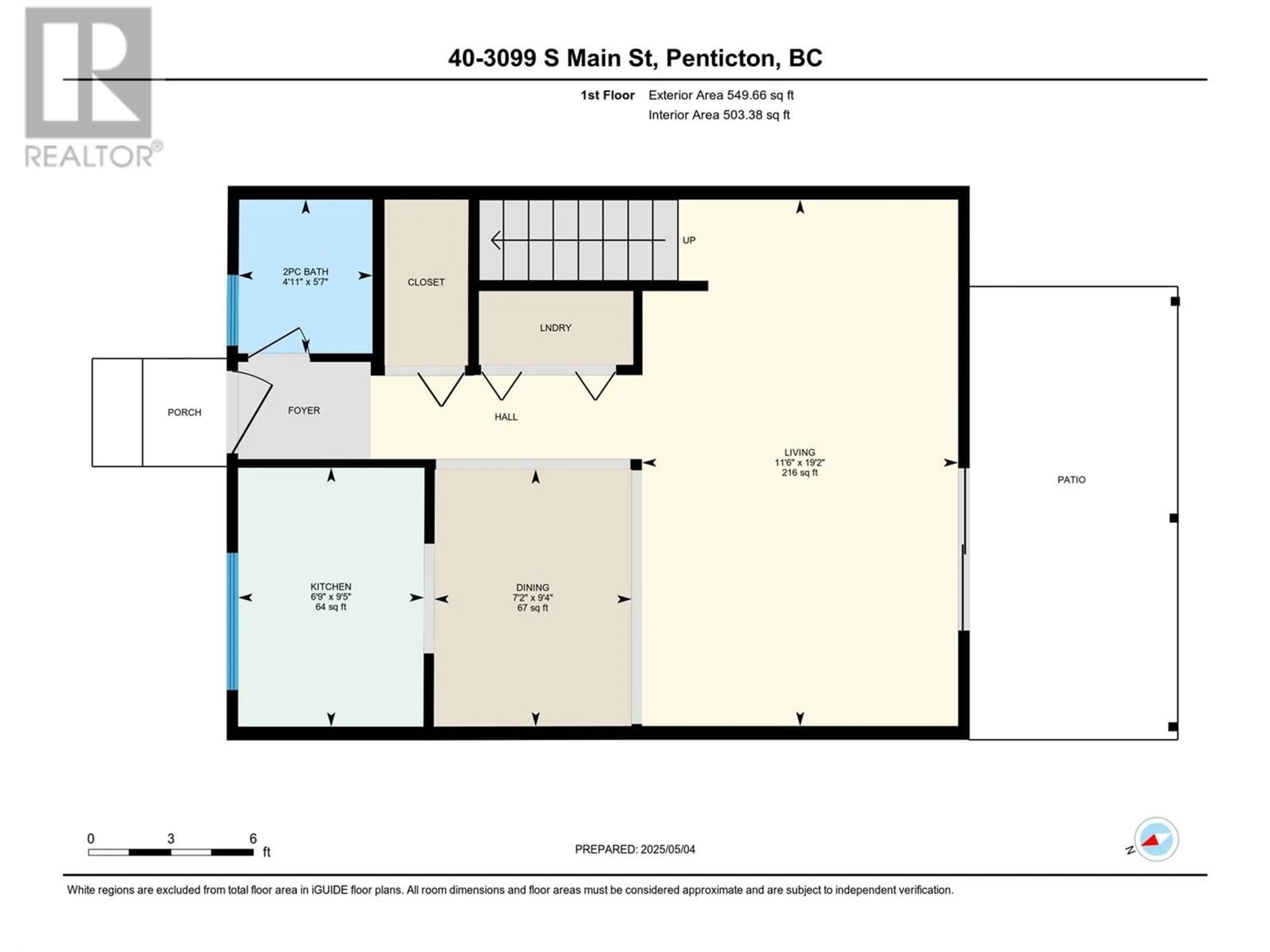 Floor plan for 40 - 3099 SOUTH MAIN STREET, Penticton British Columbia V2A6Y2