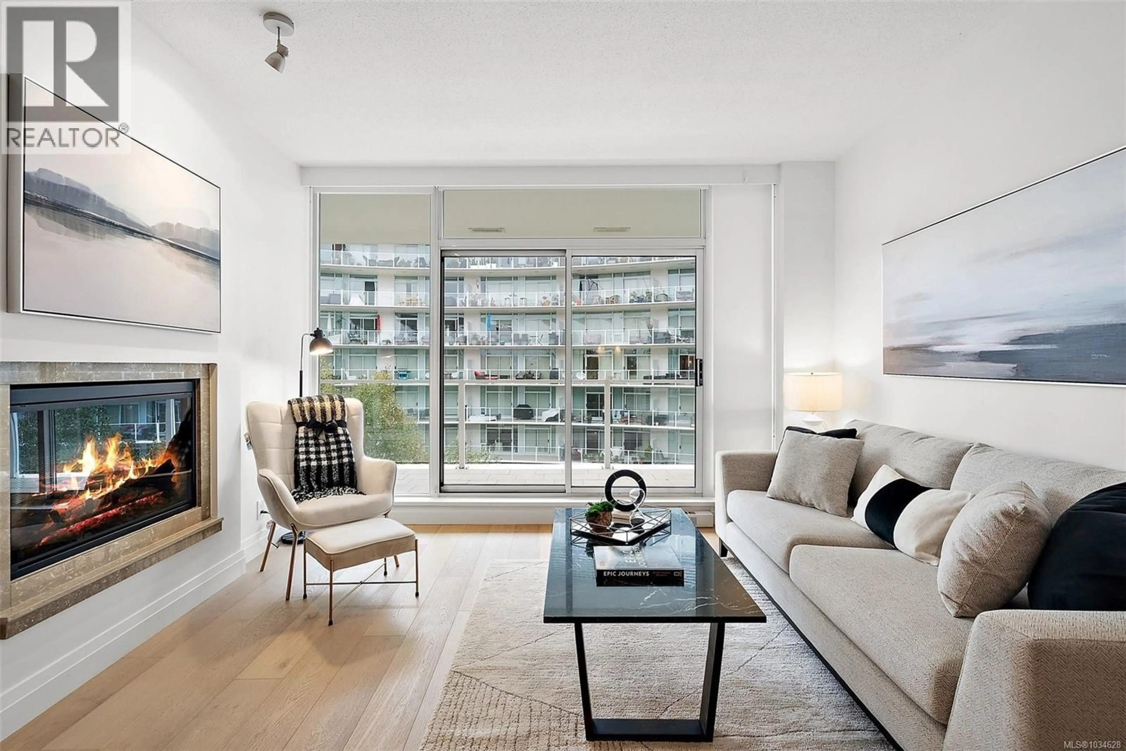 Living room with furniture, unknown for 519 - 68 SONGHEES ROAD, Victoria British Columbia V9A0A3
