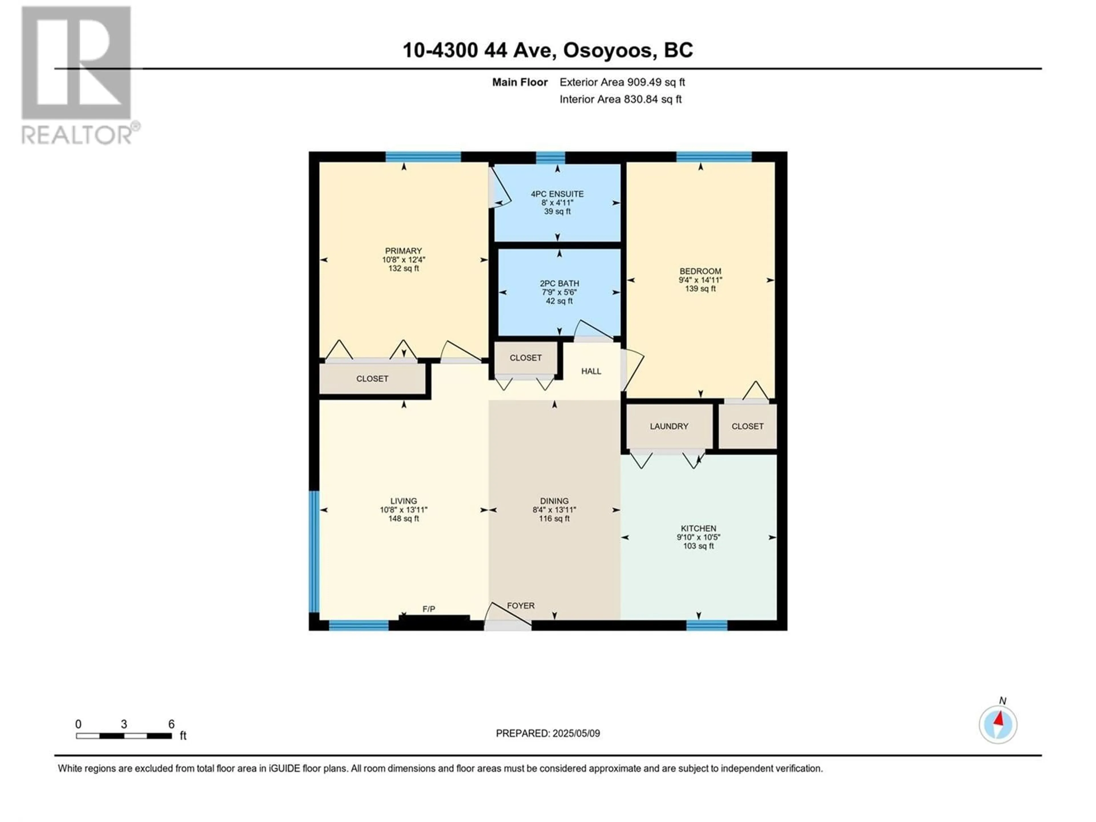 Floor plan for 10 - 4300 44TH AVE. DRIVE, Osoyoos British Columbia V0H1V6