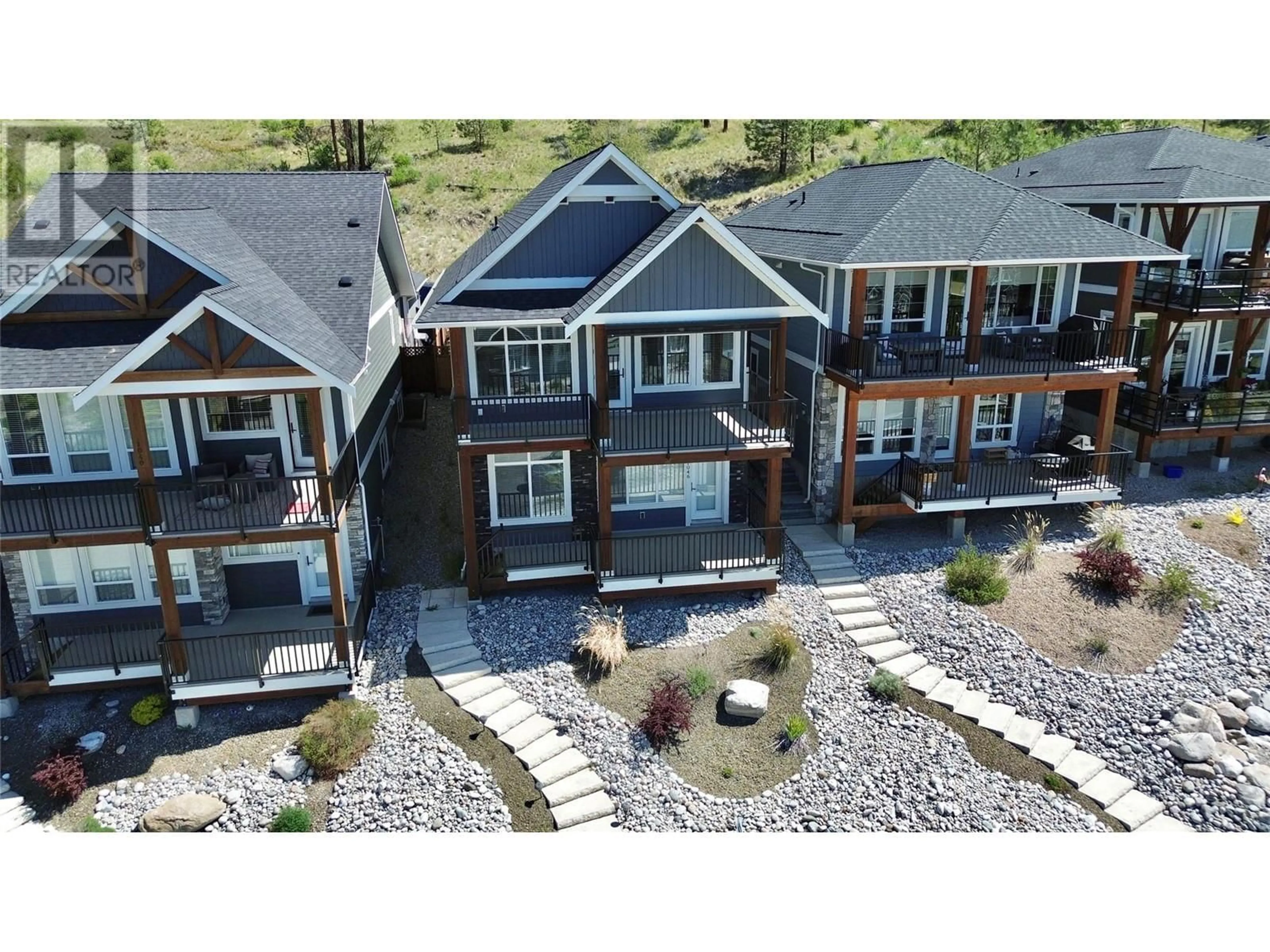 A pic from outside/outdoor area/front of a property/back of a property/a pic from drone, unknown for 1046 HOLDEN ROAD, Penticton British Columbia V2A9G4