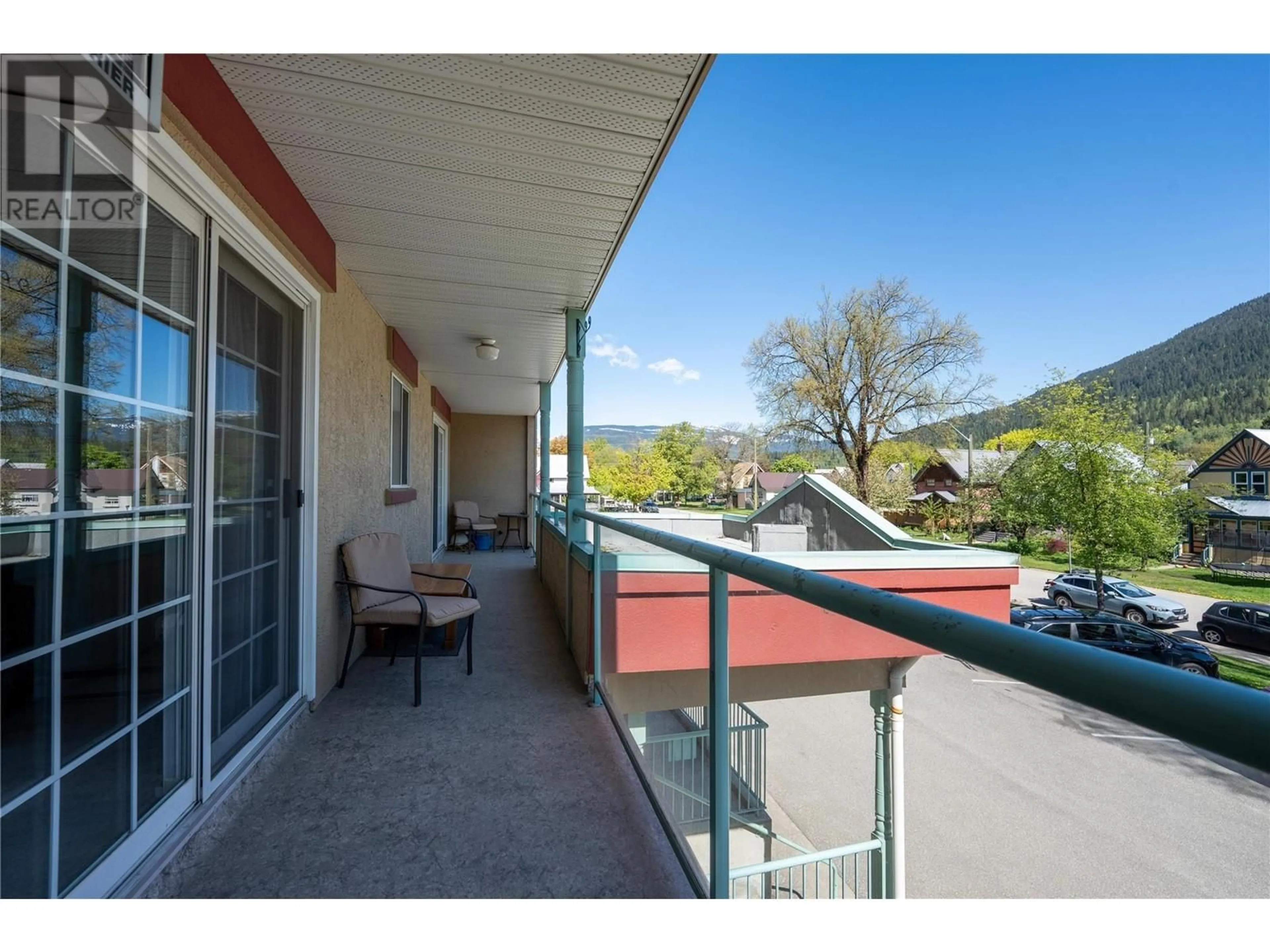 Patio, mountain view for 209 - 311 SIXTH STREET EAST, Revelstoke British Columbia V0E2S0