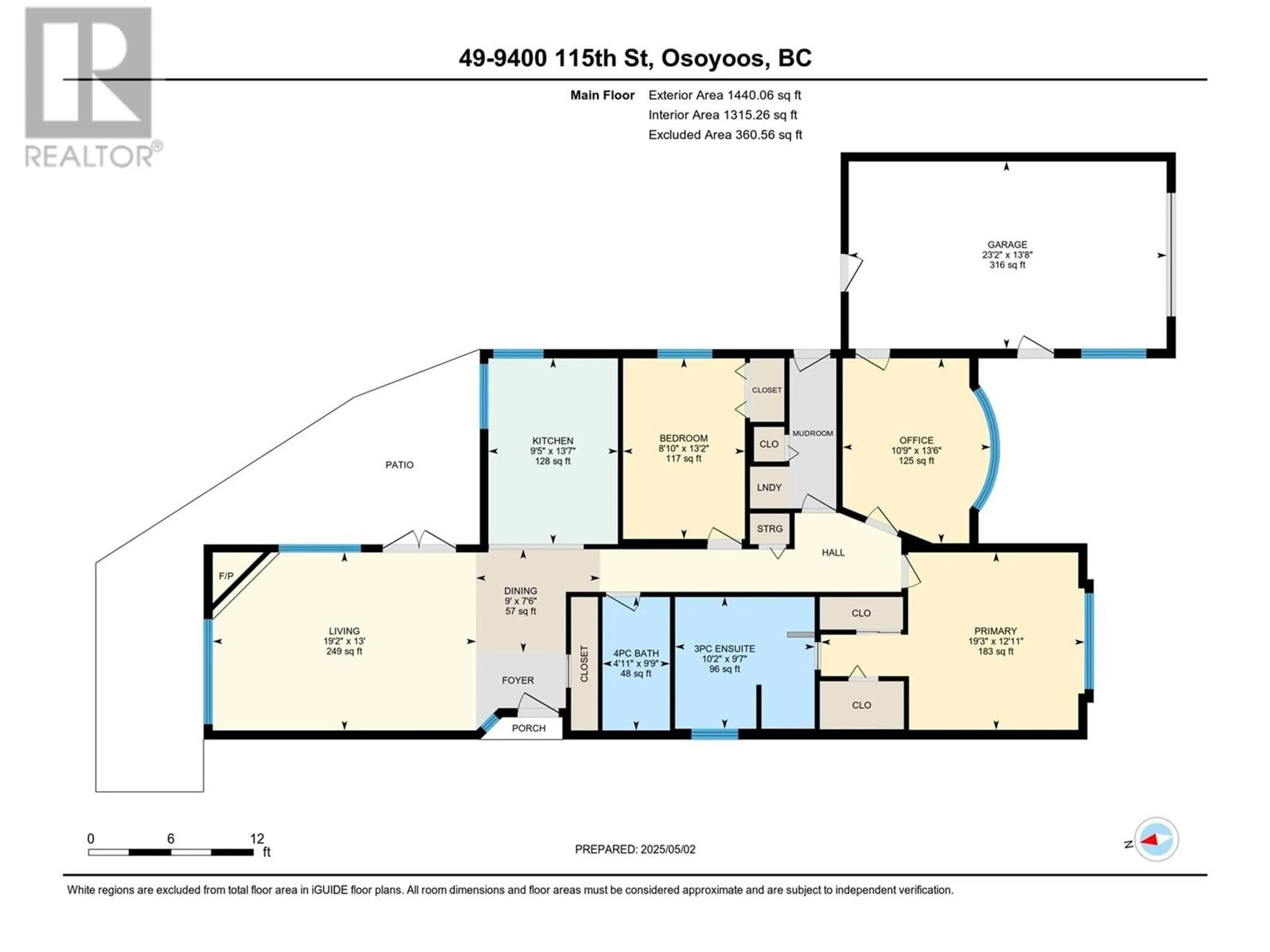 Floor plan for 49 - 9400 115 STREET, Osoyoos British Columbia V0H1V5