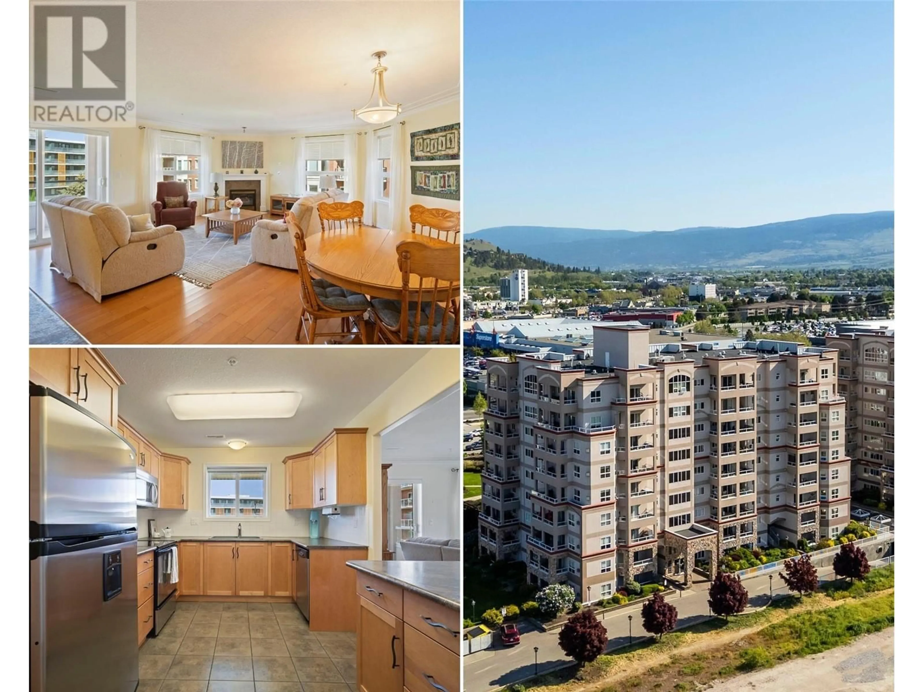 A pic from outside/outdoor area/front of a property/back of a property/a pic from drone, mountain view for 401 - 1967 UNDERHILL STREET, Kelowna British Columbia V1X8C9