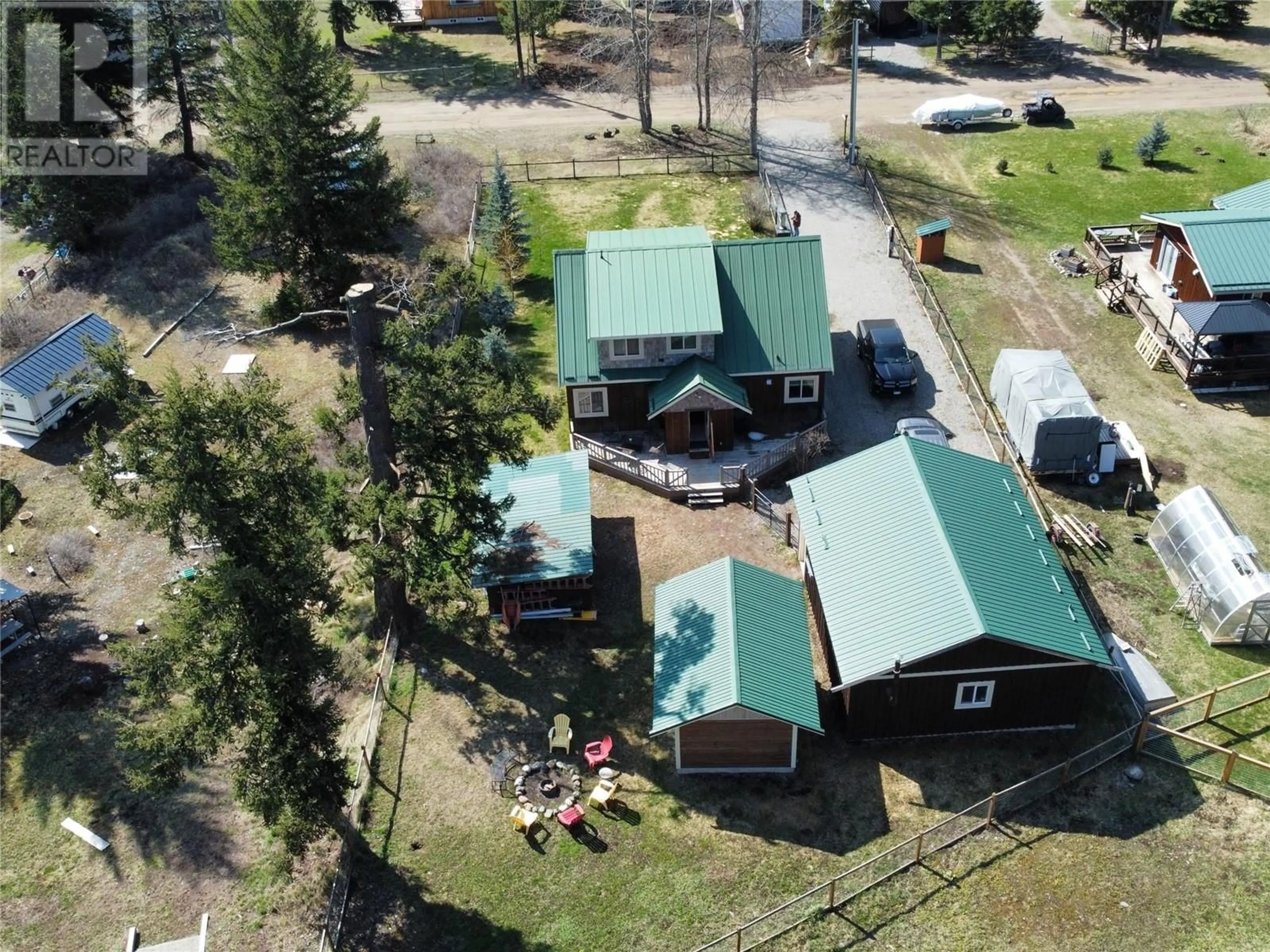 A pic from outside/outdoor area/front of a property/back of a property/a pic from drone, unknown for 109 MISSEZULA LAKE ROAD, Princeton British Columbia V0X1W0
