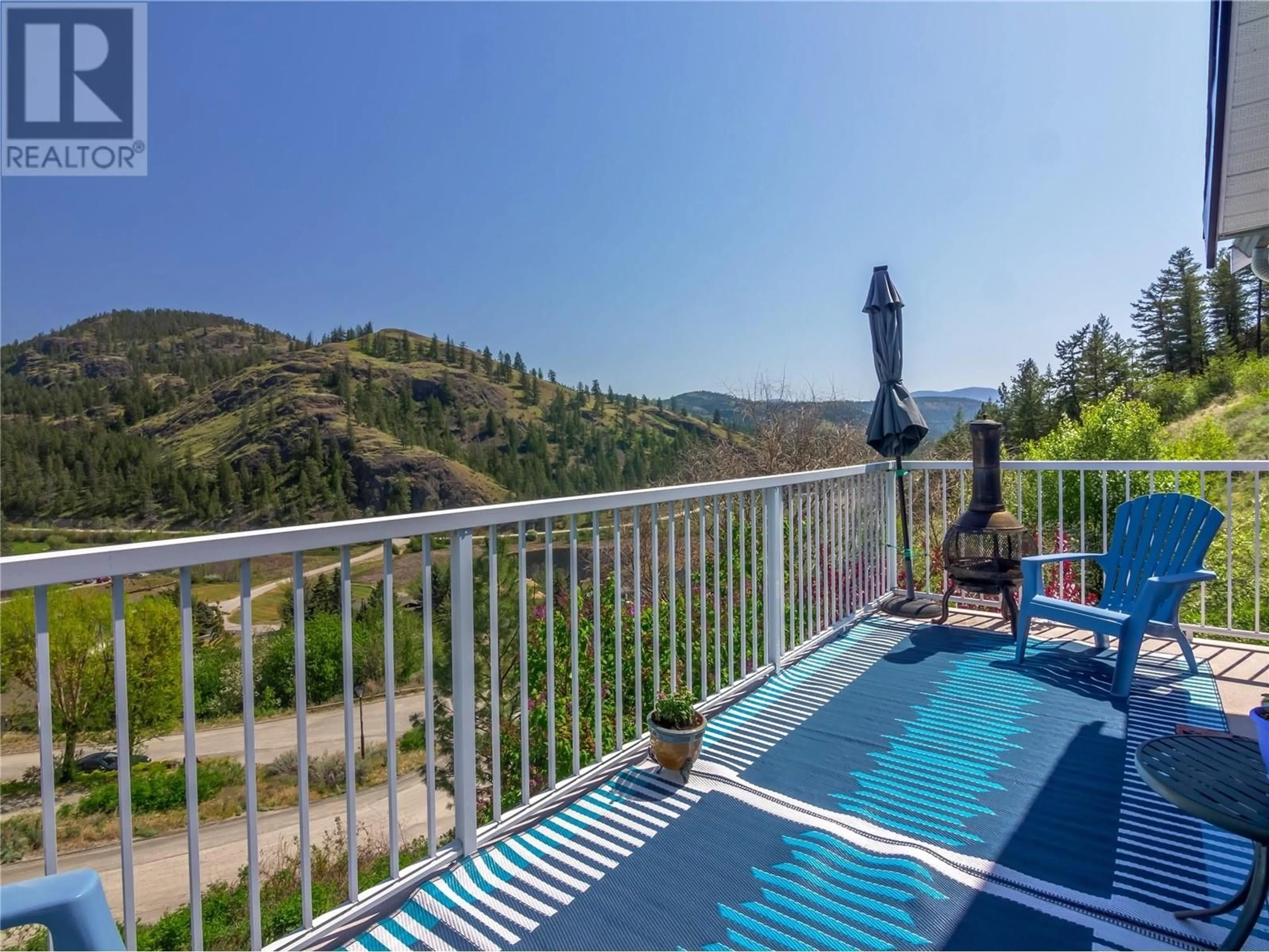 Balcony in the apartment, water/lake/river/ocean view for 107 UPLANDS DRIVE, Kaleden British Columbia V0H1K0