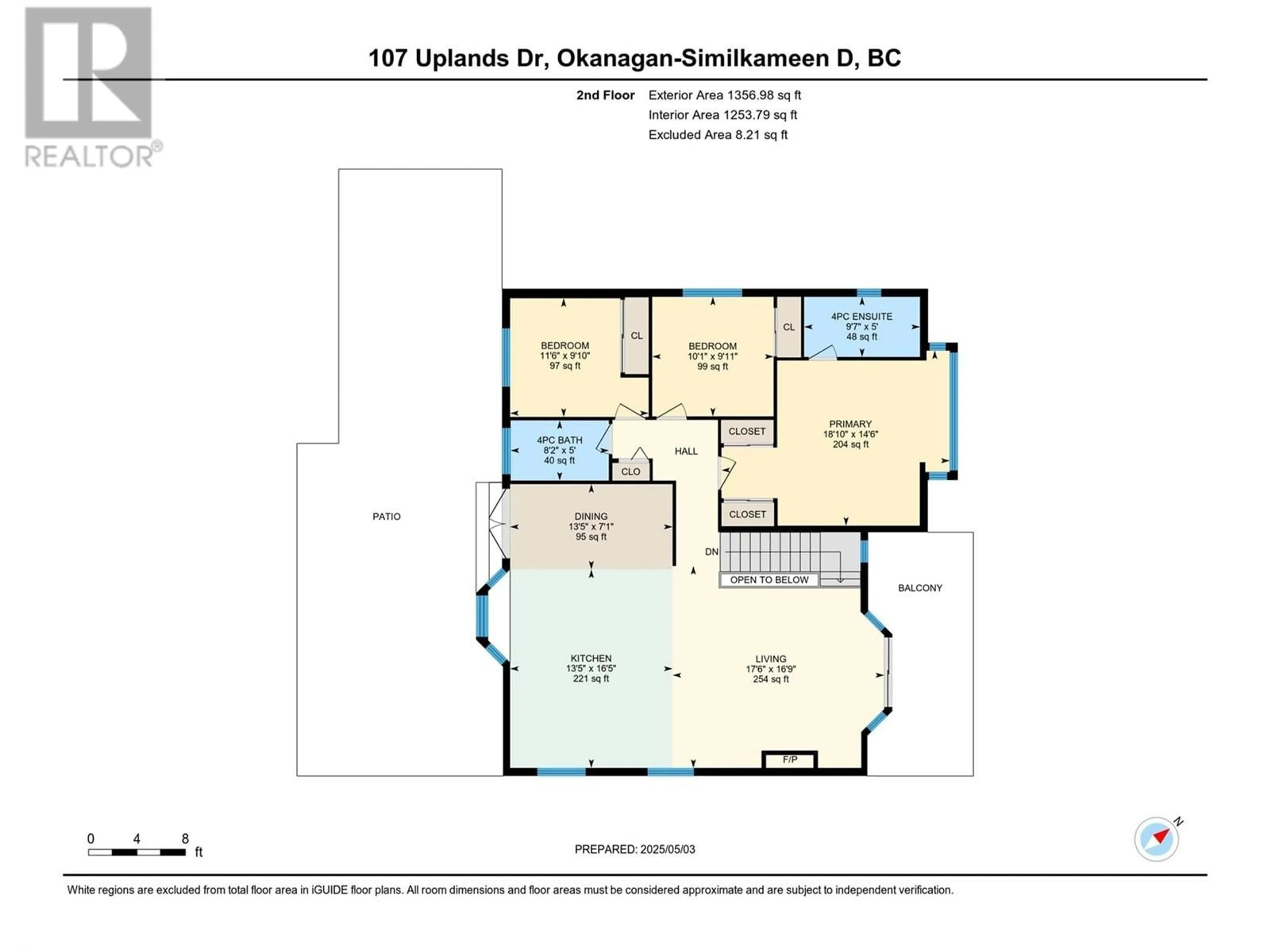 Floor plan for 107 UPLANDS DRIVE, Kaleden British Columbia V0H1K0