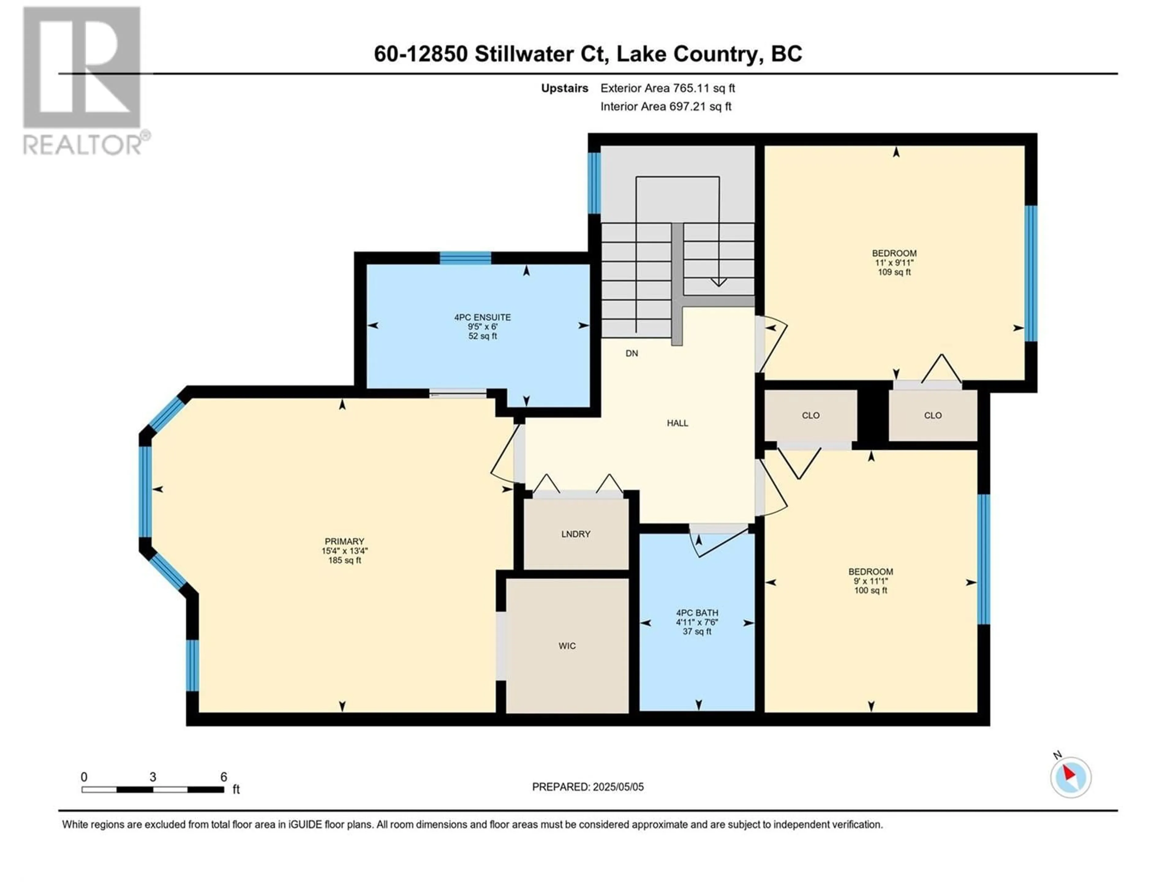 Floor plan for 60 - 12850 STILLWATER COURT, Lake Country British Columbia V4V2S9