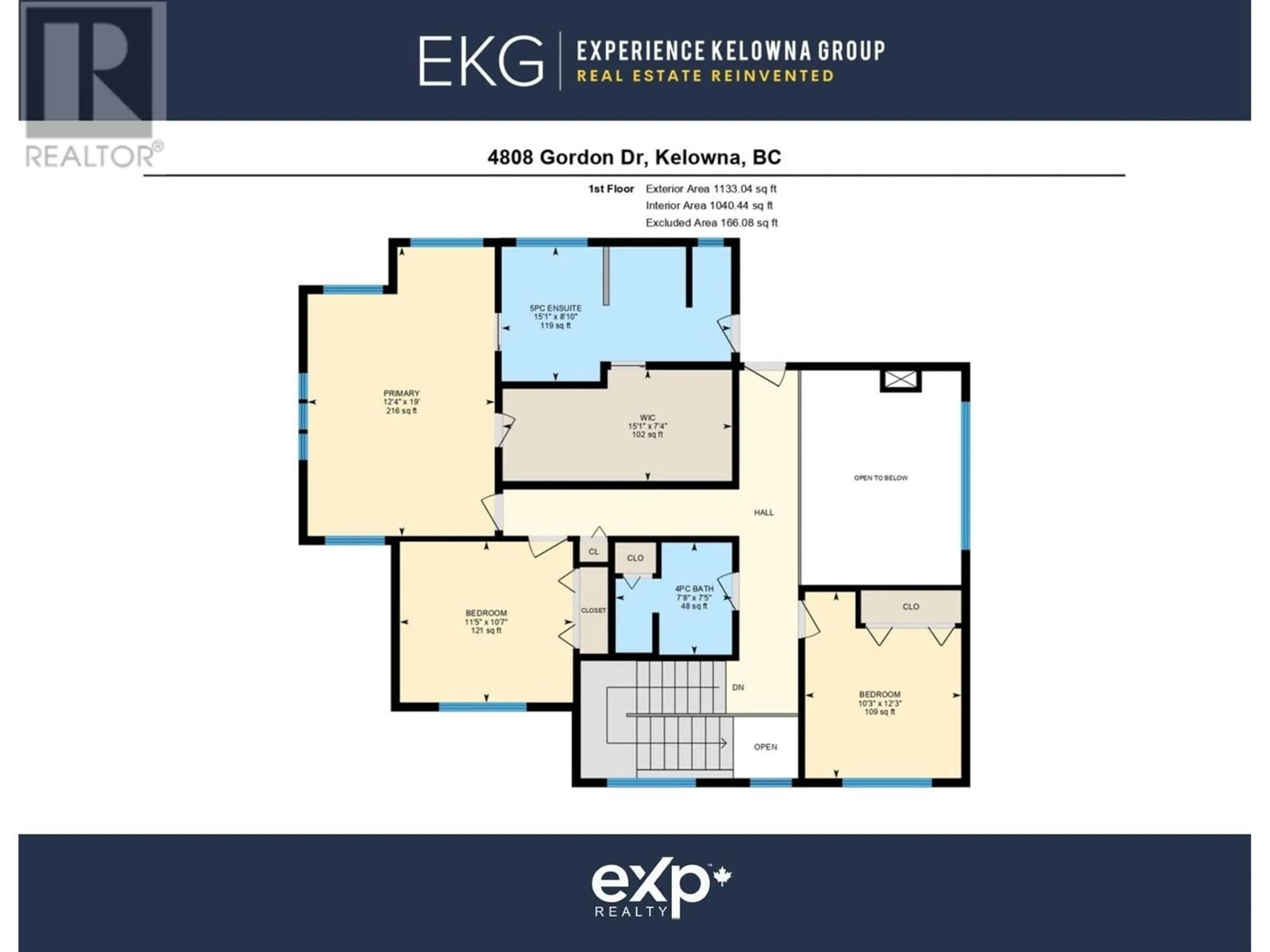 Floor plan for 4810 GORDON DRIVE, Kelowna British Columbia V1W4P3