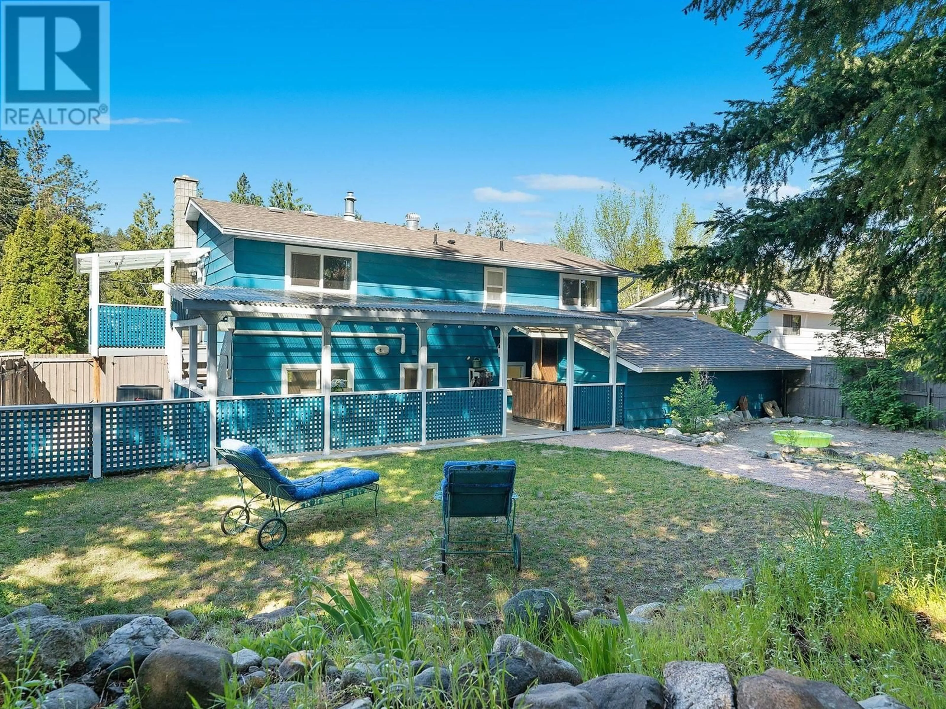 A pic from outside/outdoor area/front of a property/back of a property/a pic from drone, water/lake/river/ocean view for 3457 MCNAMARA ROAD, West Kelowna British Columbia V4T1H5