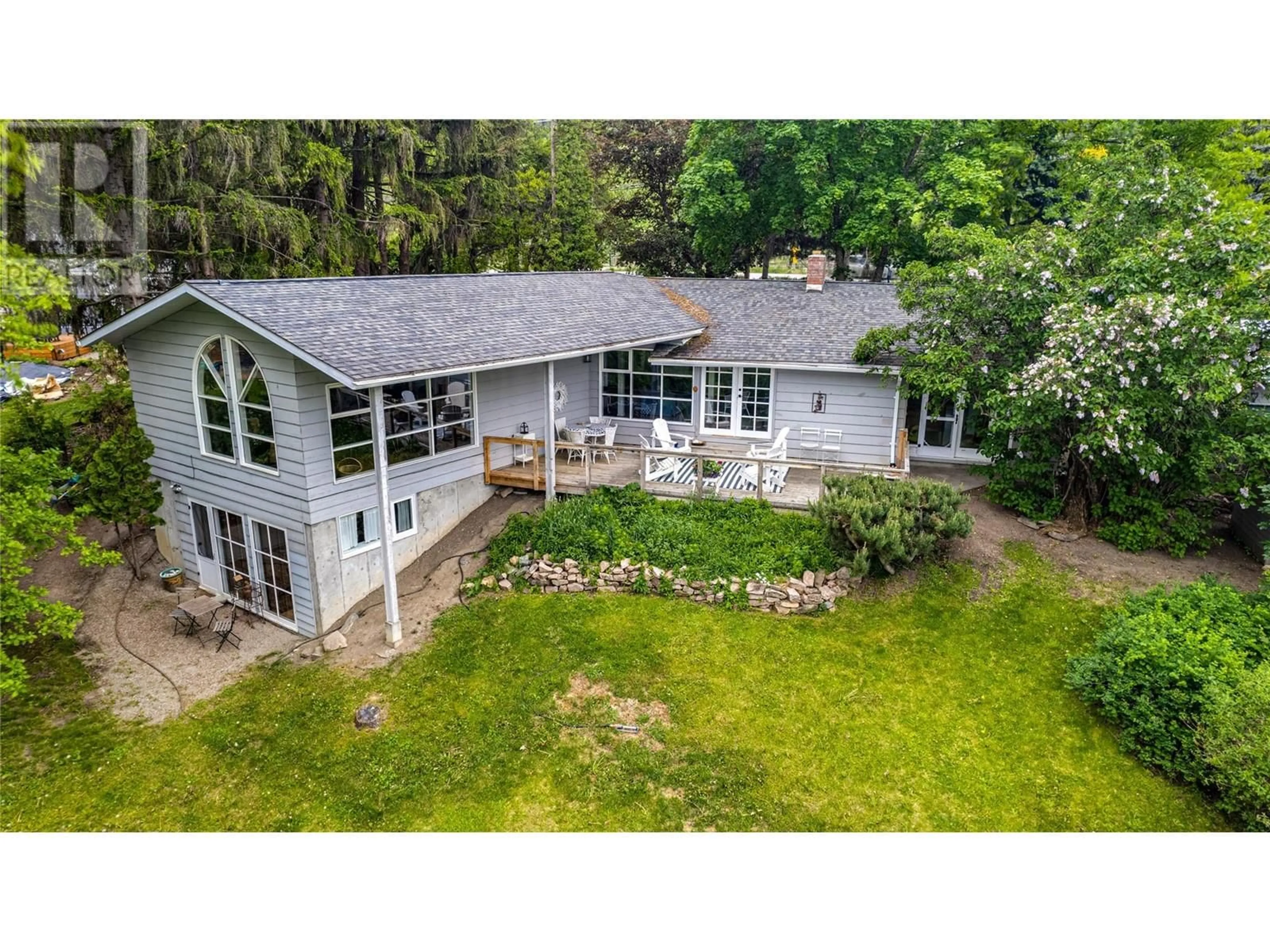 A pic from outside/outdoor area/front of a property/back of a property/a pic from drone, water/lake/river/ocean view for 12205 KIDSTON ROAD, Coldstream British Columbia V1B1S8