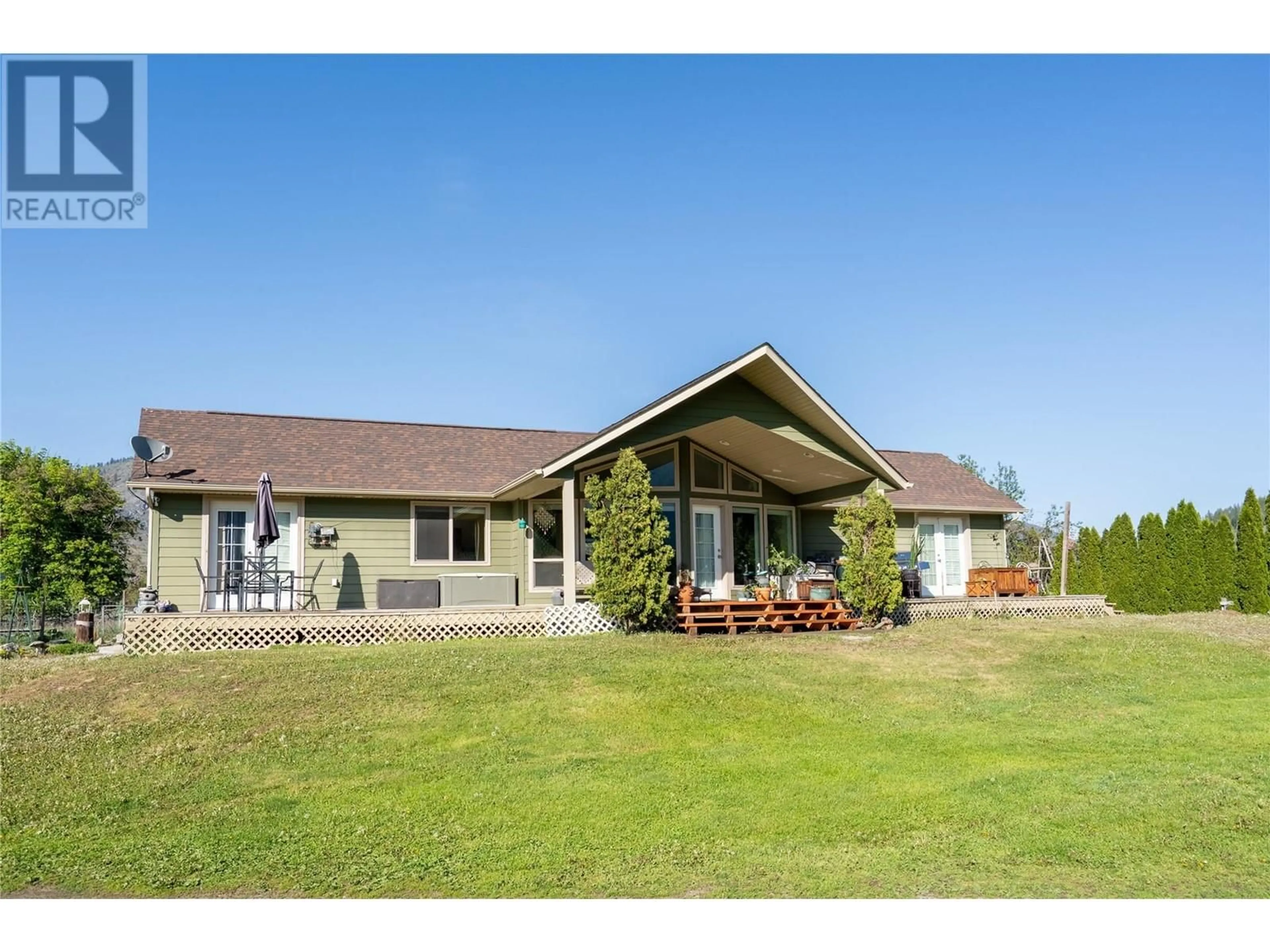 A pic from outside/outdoor area/front of a property/back of a property/a pic from drone, building for 299 ANTIFAEV ROAD, Grand Forks British Columbia V0H1H9