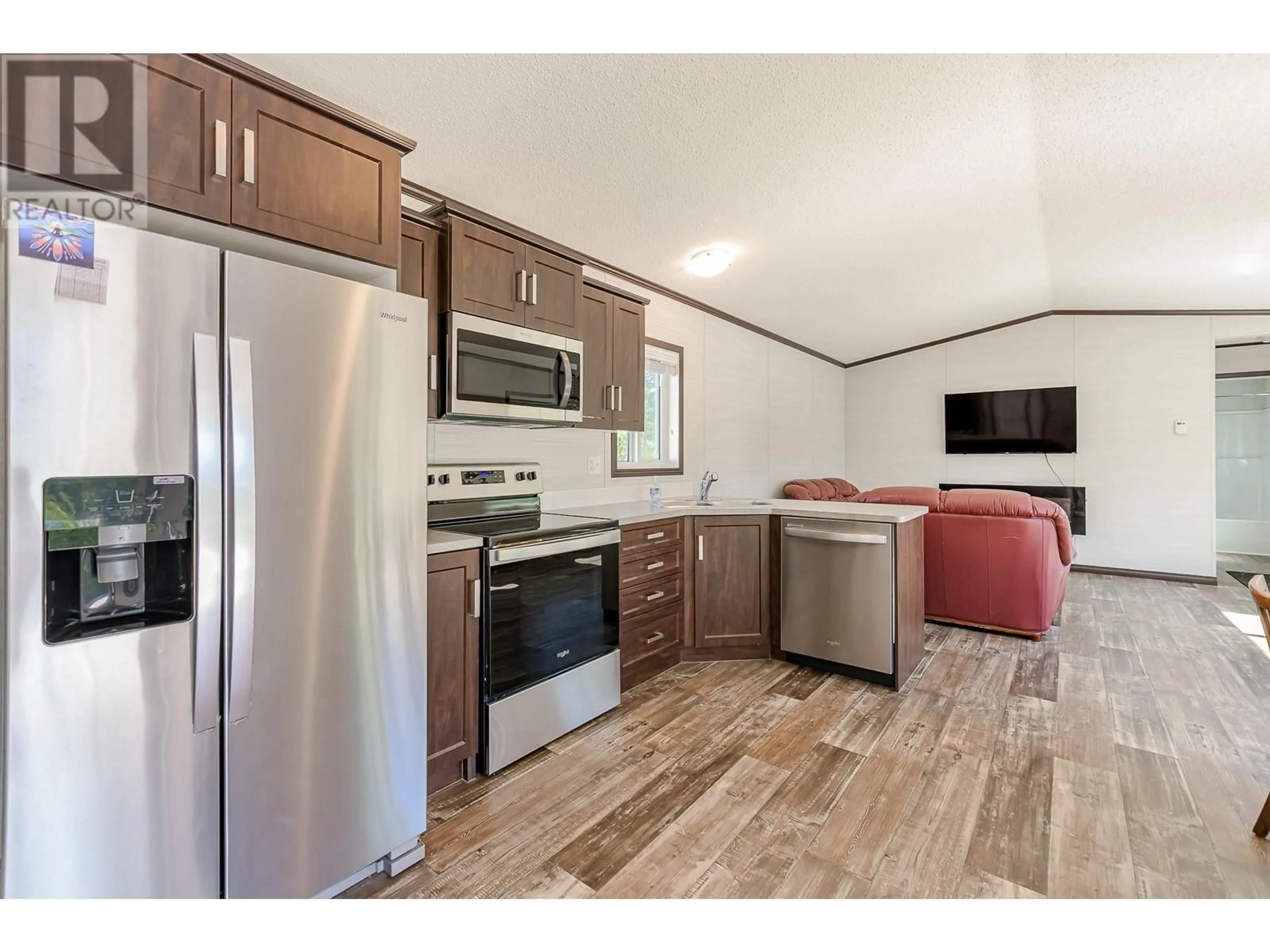Standard kitchen, wood/laminate floor for 3997 MALAKWA ROAD, Malakwa British Columbia V0E2J0