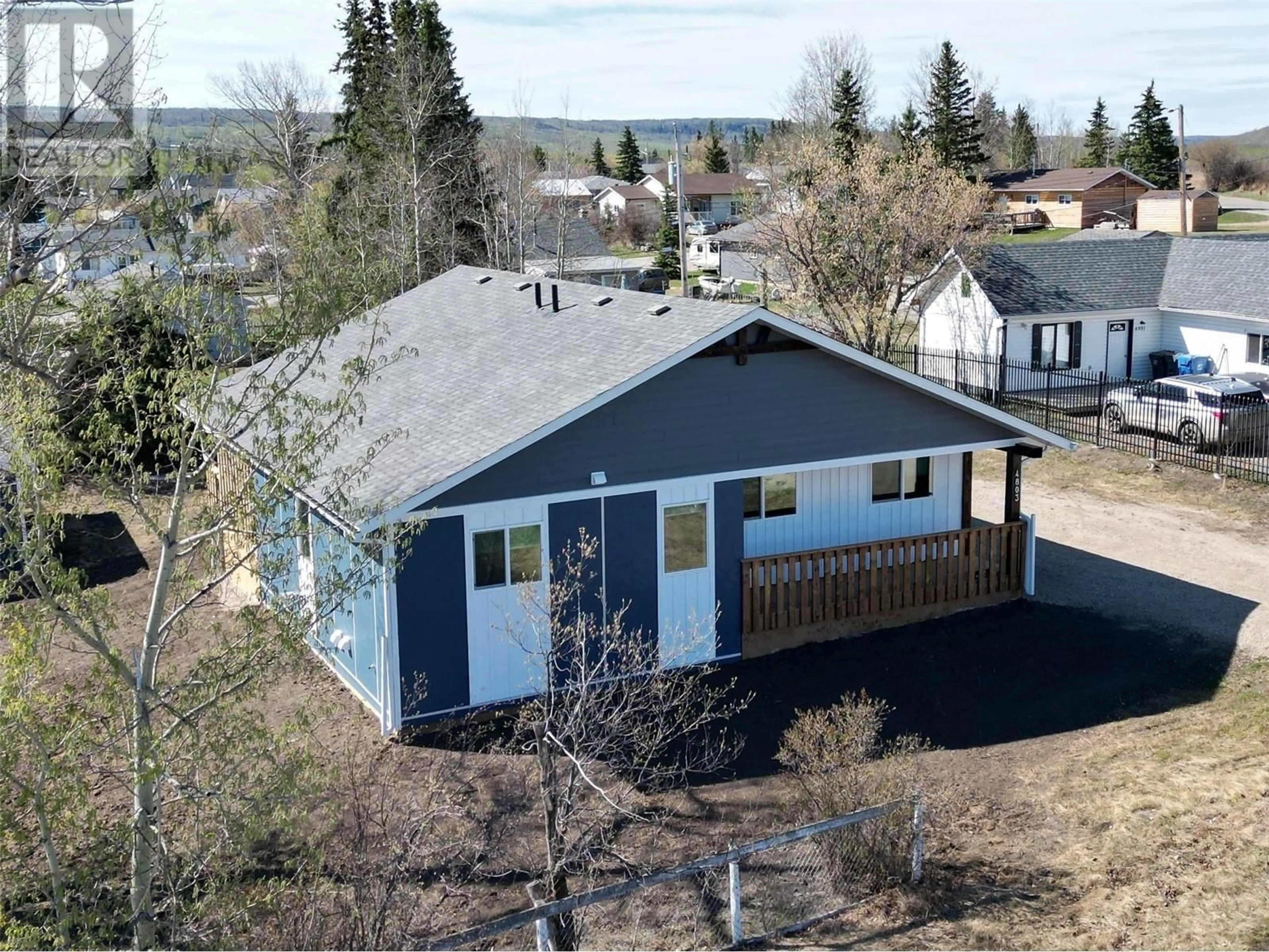 A pic from outside/outdoor area/front of a property/back of a property/a pic from drone, unknown for 4803 50 AVENUE, Pouce Coupe British Columbia V0C2C0