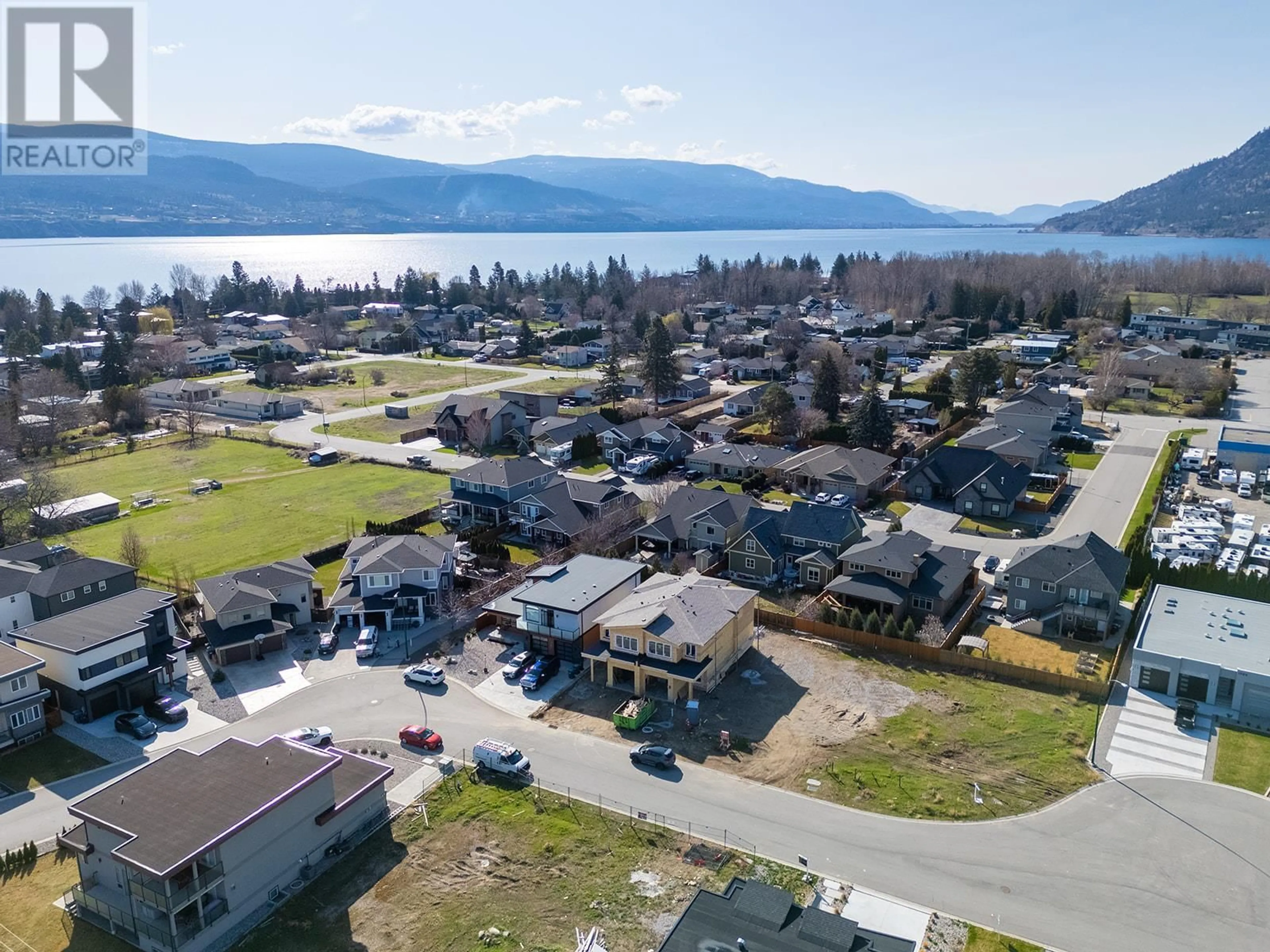 A pic from outside/outdoor area/front of a property/back of a property/a pic from drone, water/lake/river/ocean view for 1711 TREFFRY PLACE, Summerland British Columbia V0H1Z9