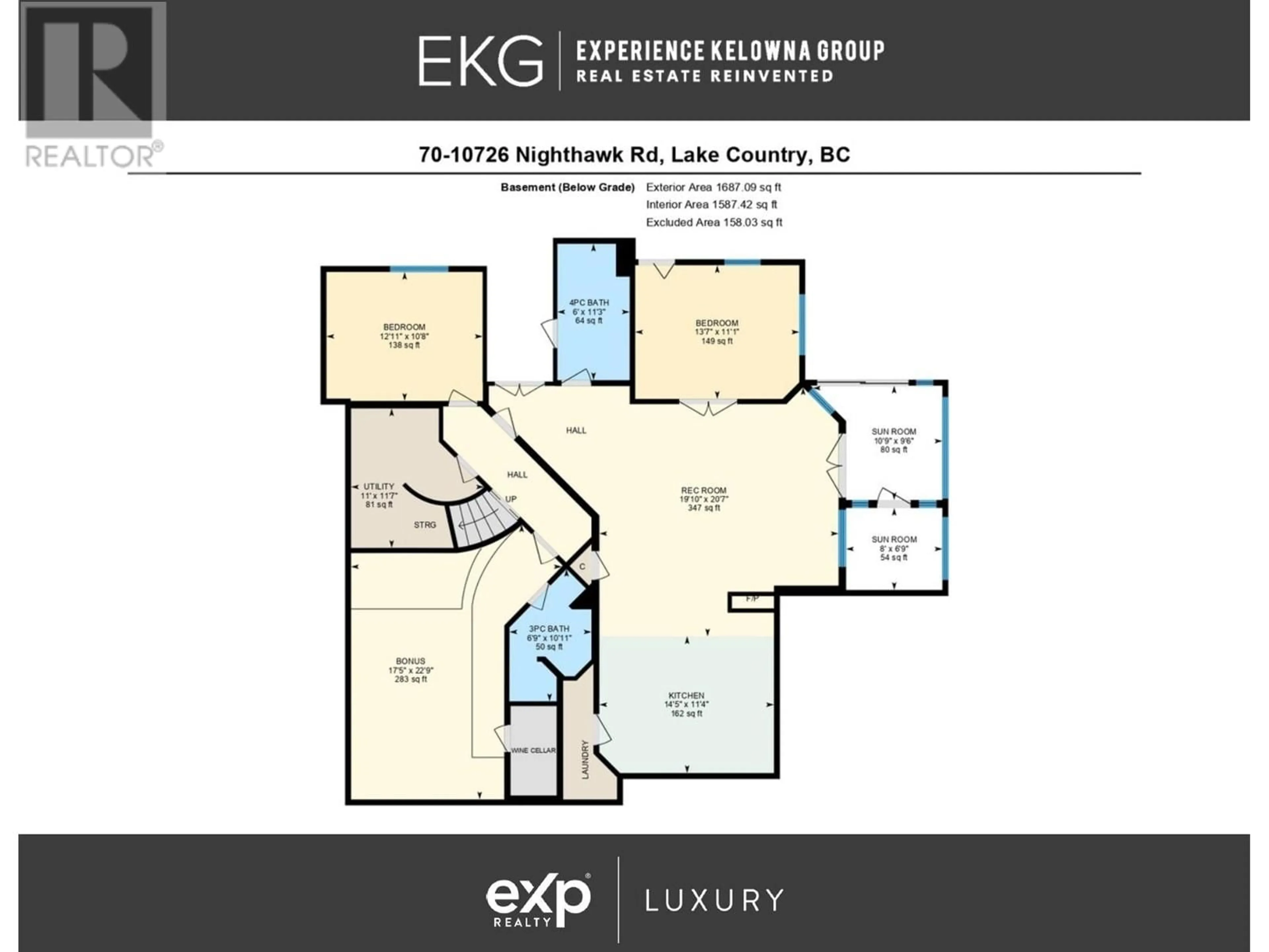 Floor plan for 70 - 10726 NIGHTHAWK ROAD, Lake Country British Columbia V4V2K7